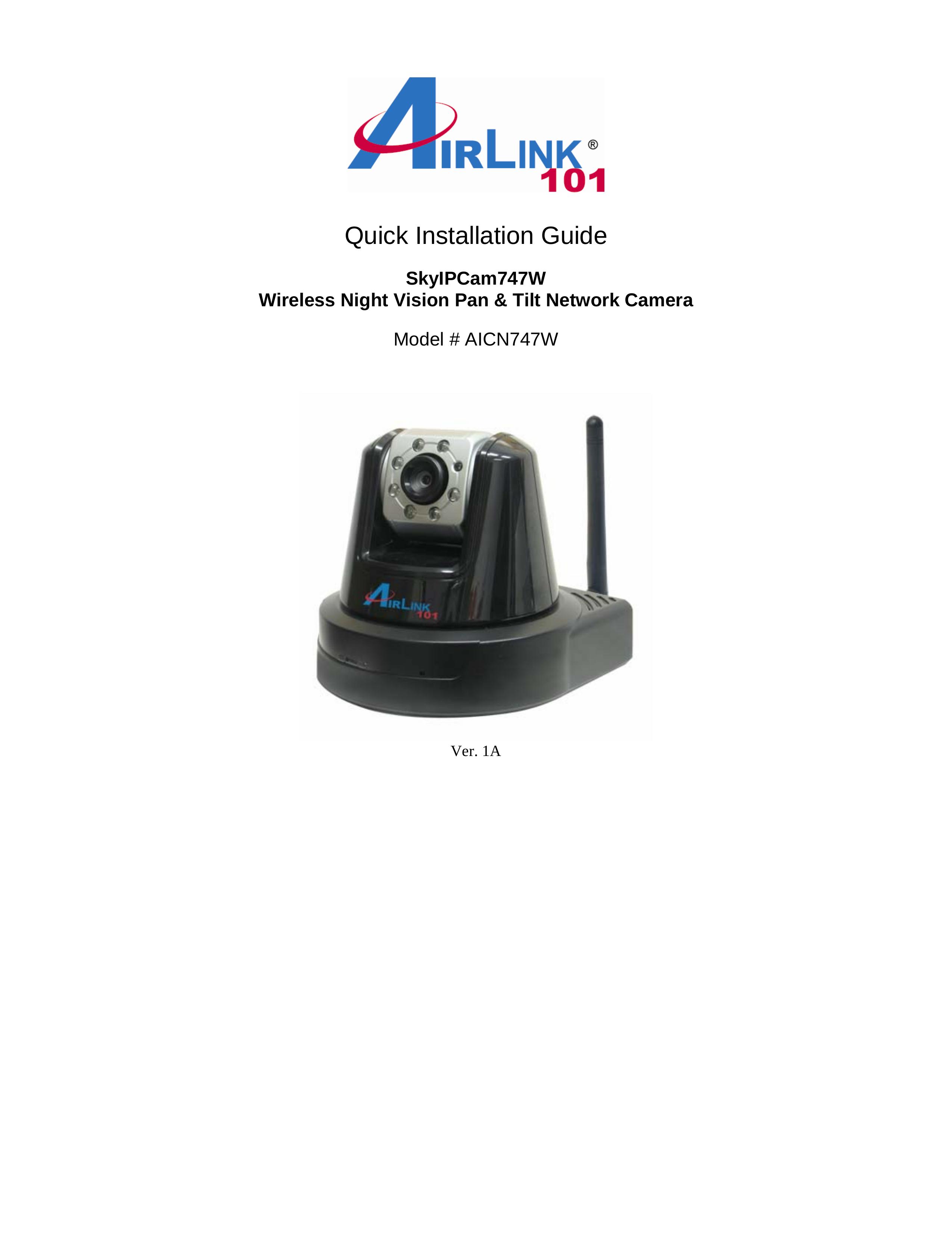 Airlink101 AICN747W Security Camera User Manual