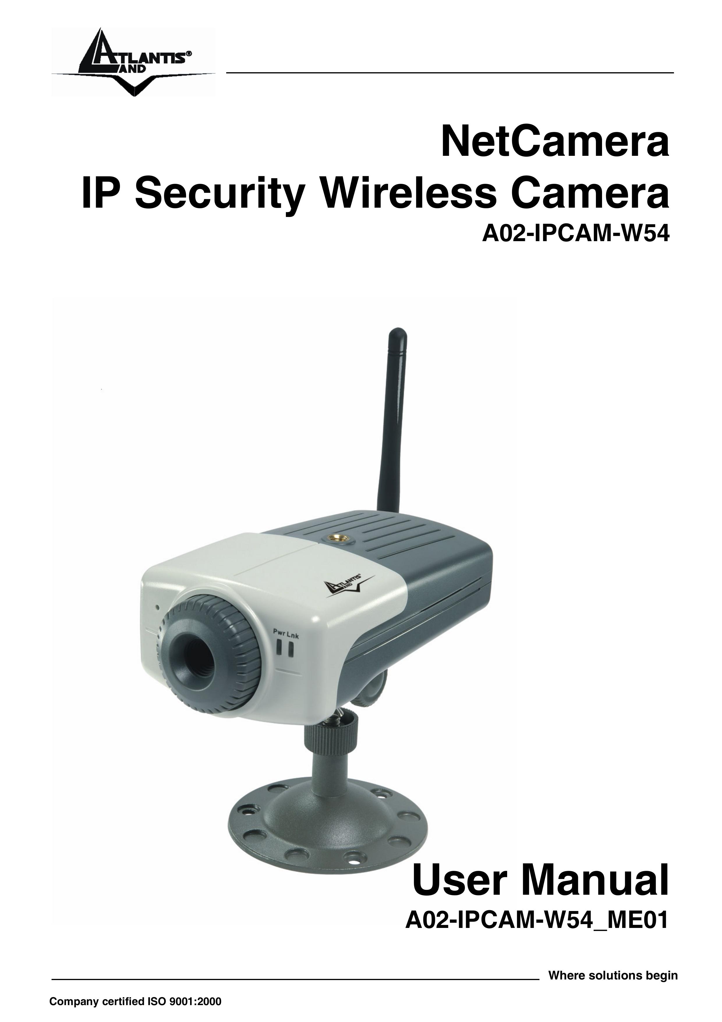 Atlantis Land A02-IPCAM-W54 Security Camera User Manual