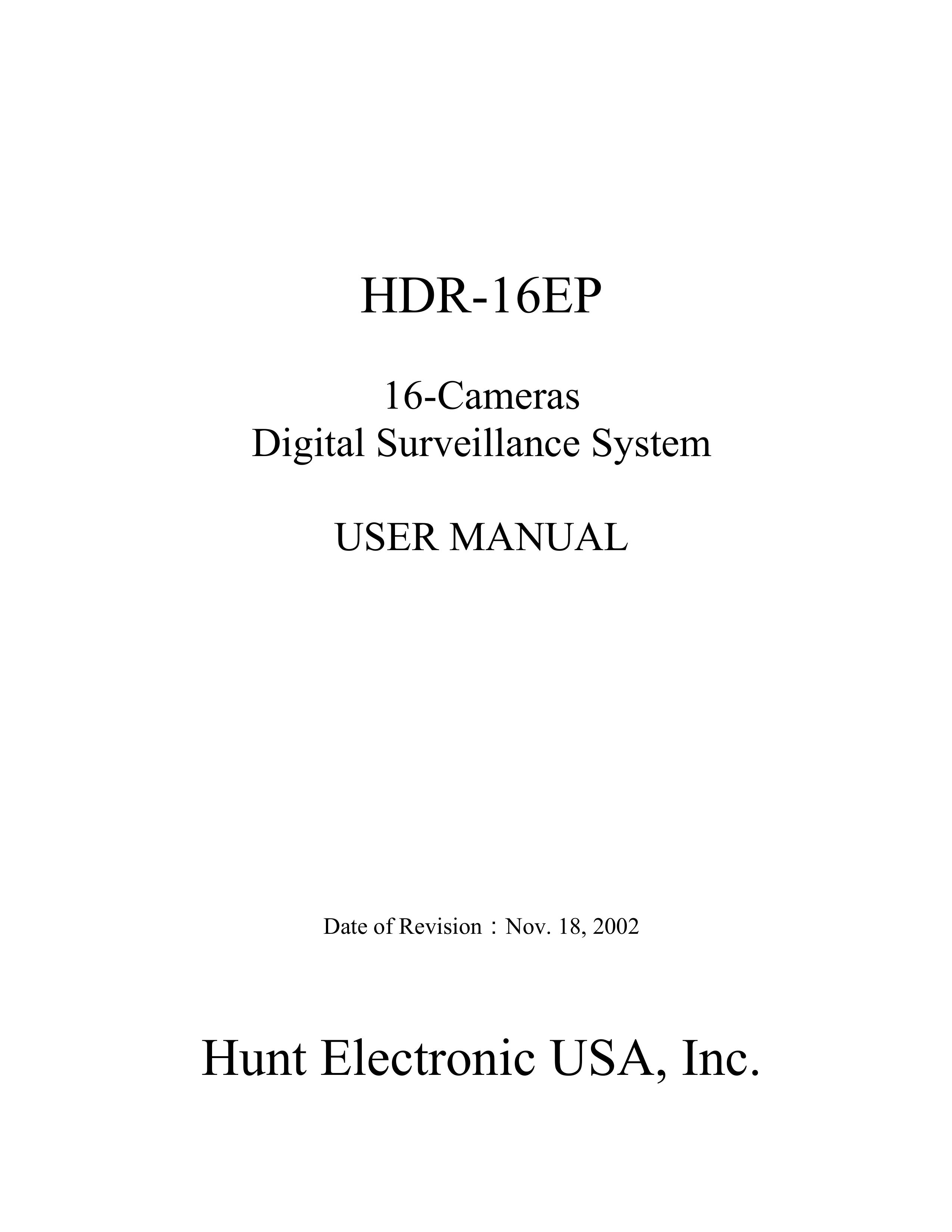 BenQ HDR-16EP Security Camera User Manual
