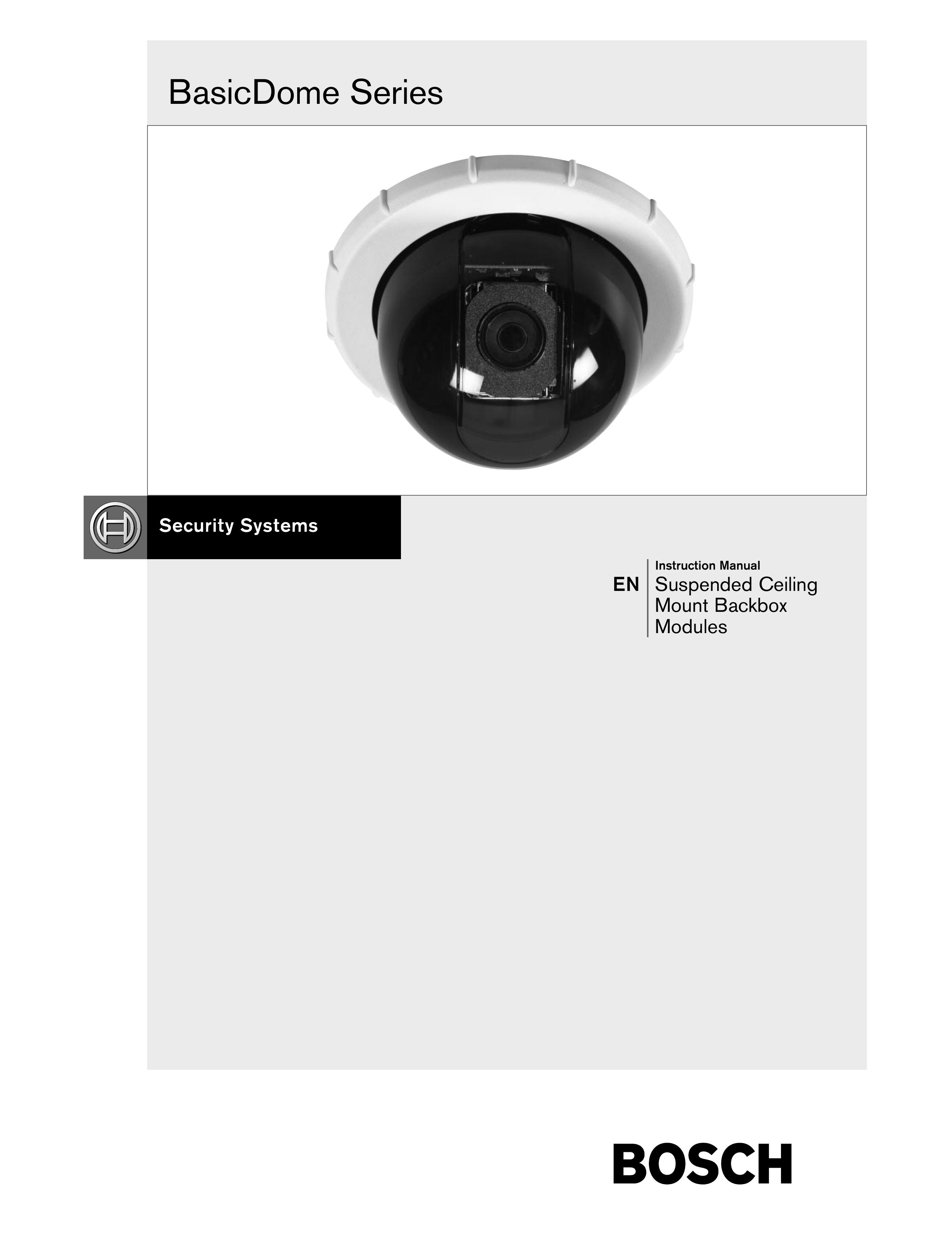 Bosch Appliances BasicDome Series Security Camera User Manual