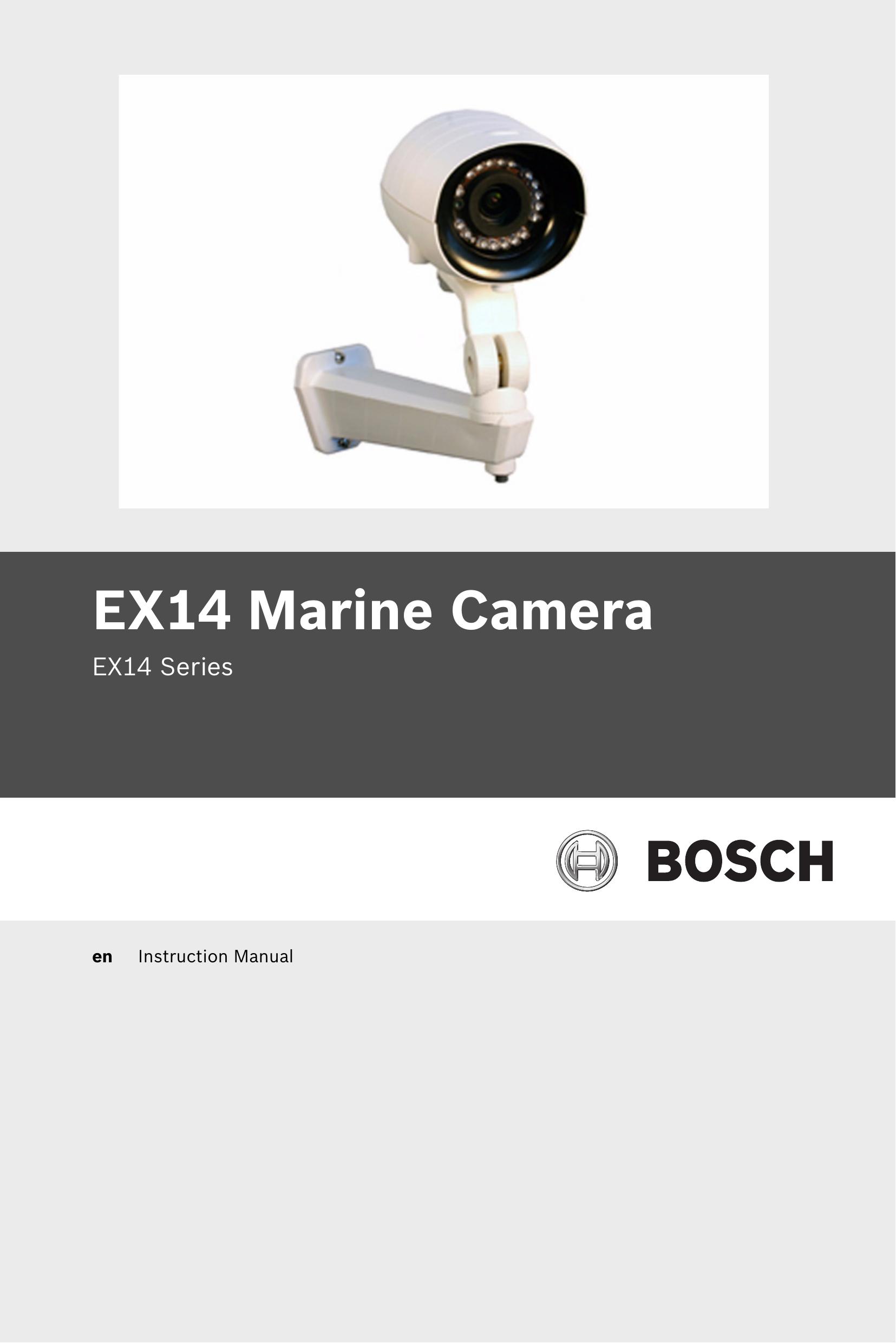 Bosch Appliances EX14 Security Camera User Manual