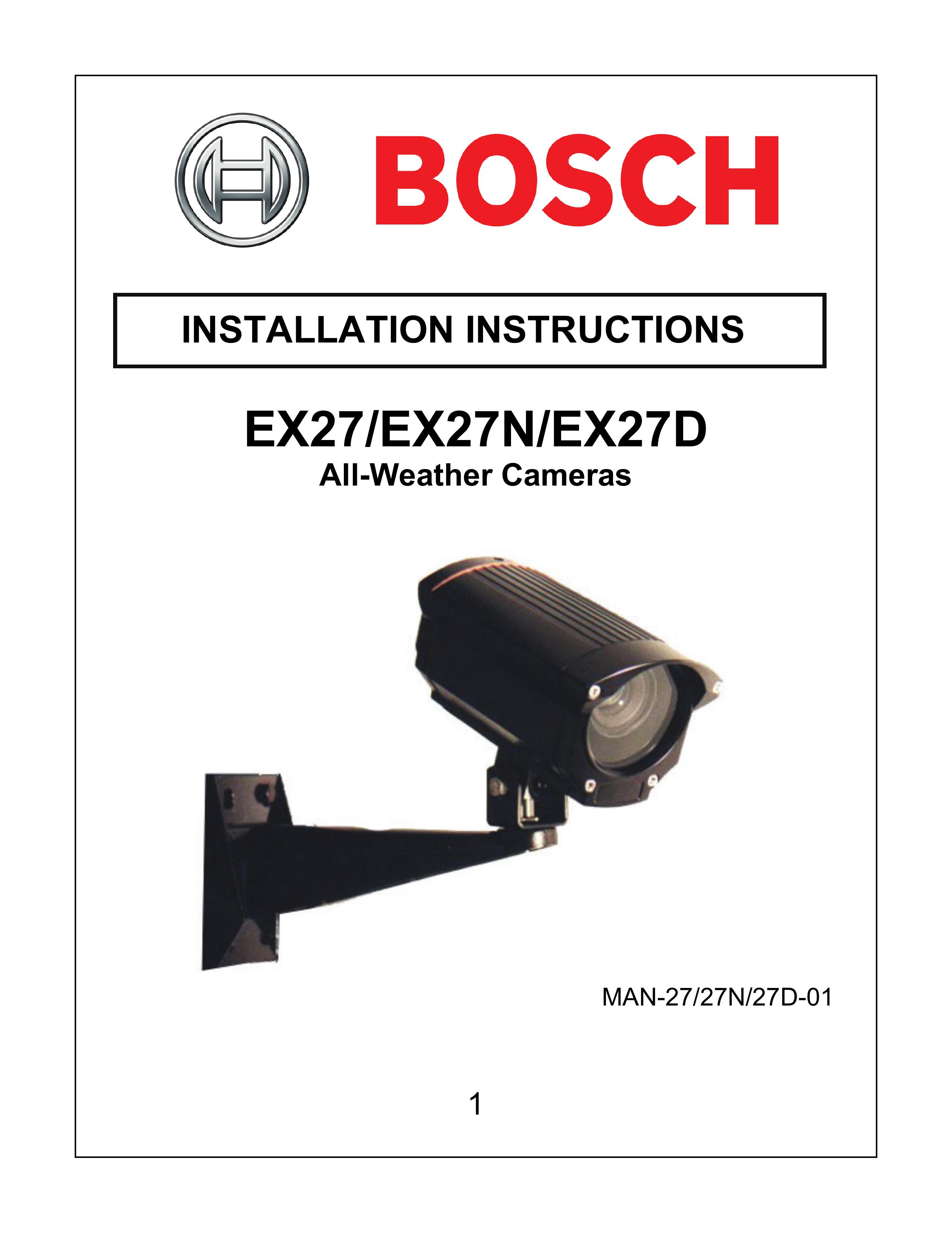 Bosch Appliances EX27 Security Camera User Manual