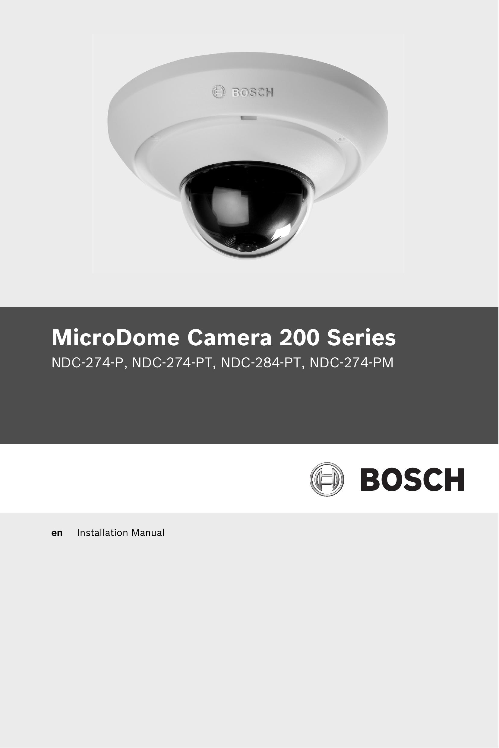 Bosch Appliances NDC-274-PM Security Camera User Manual