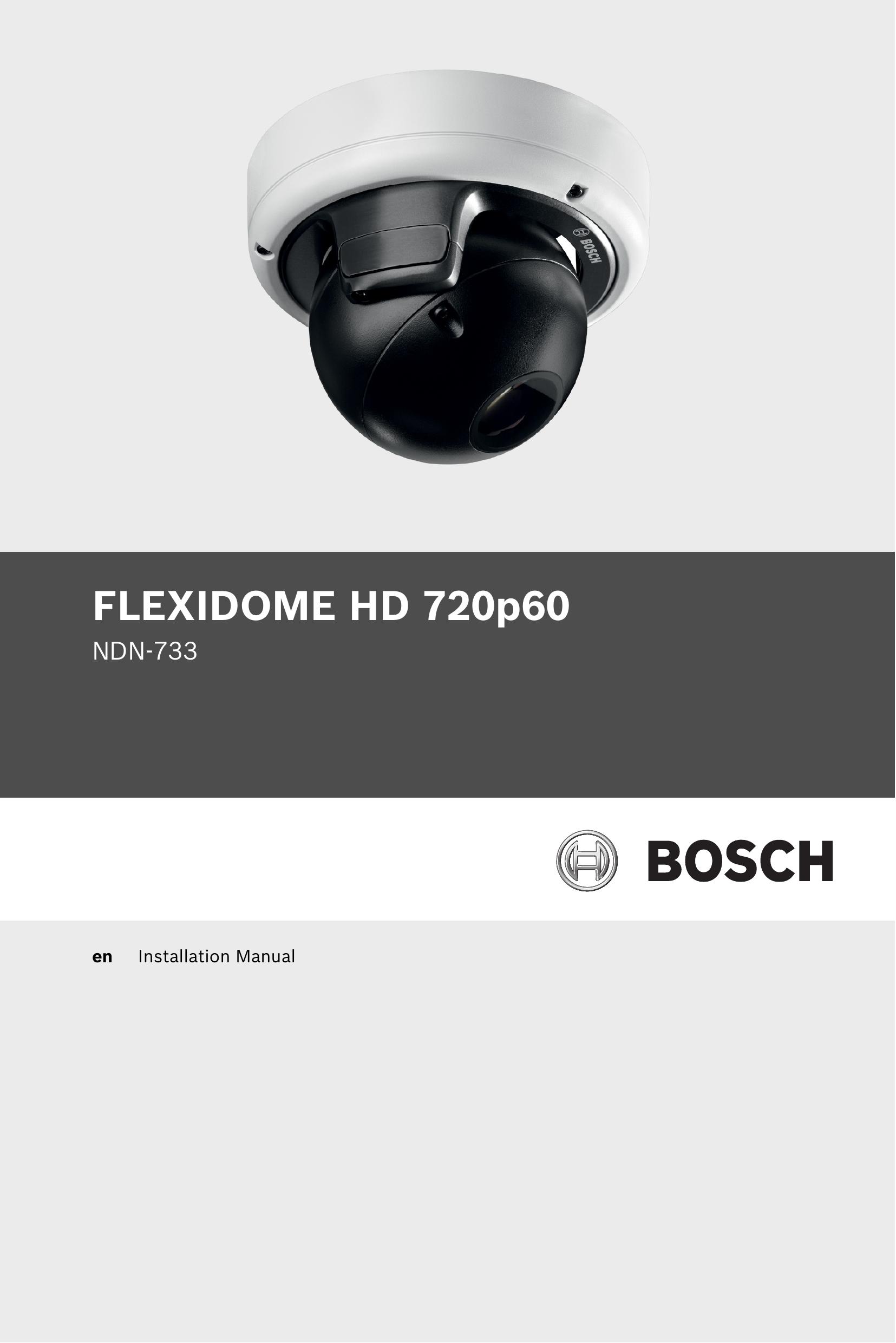 Bosch Appliances NDN-733 Security Camera User Manual