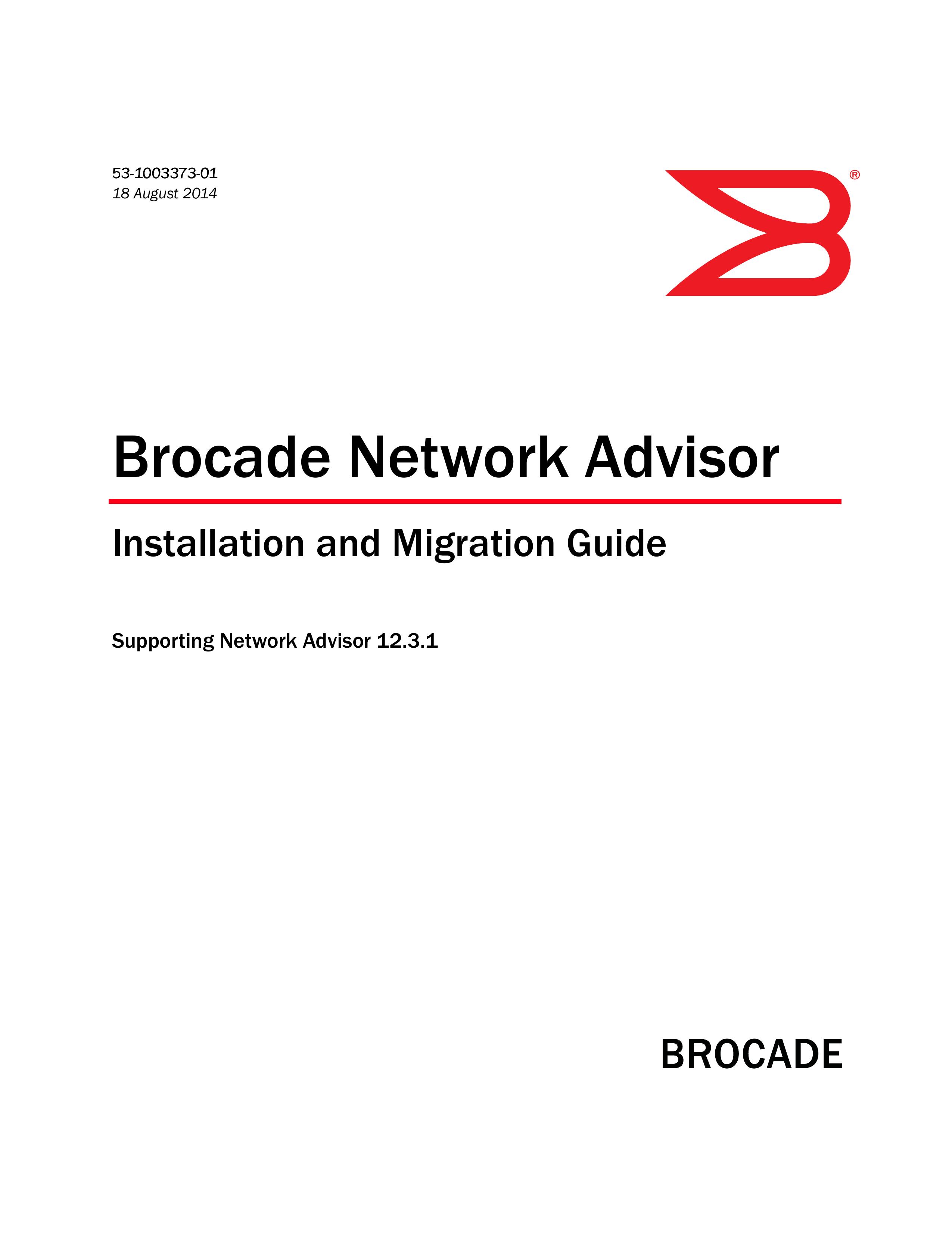 Brocade Communications Systems 53-1003373-01 Security Camera User Manual