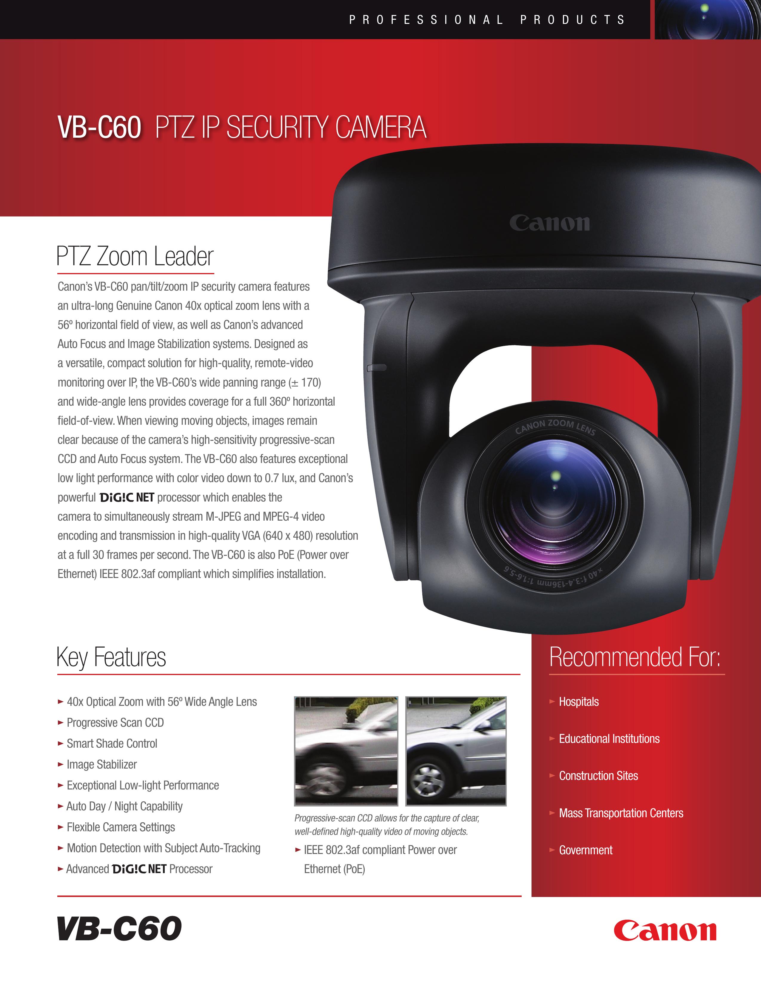 Canon VB-C60 Security Camera User Manual