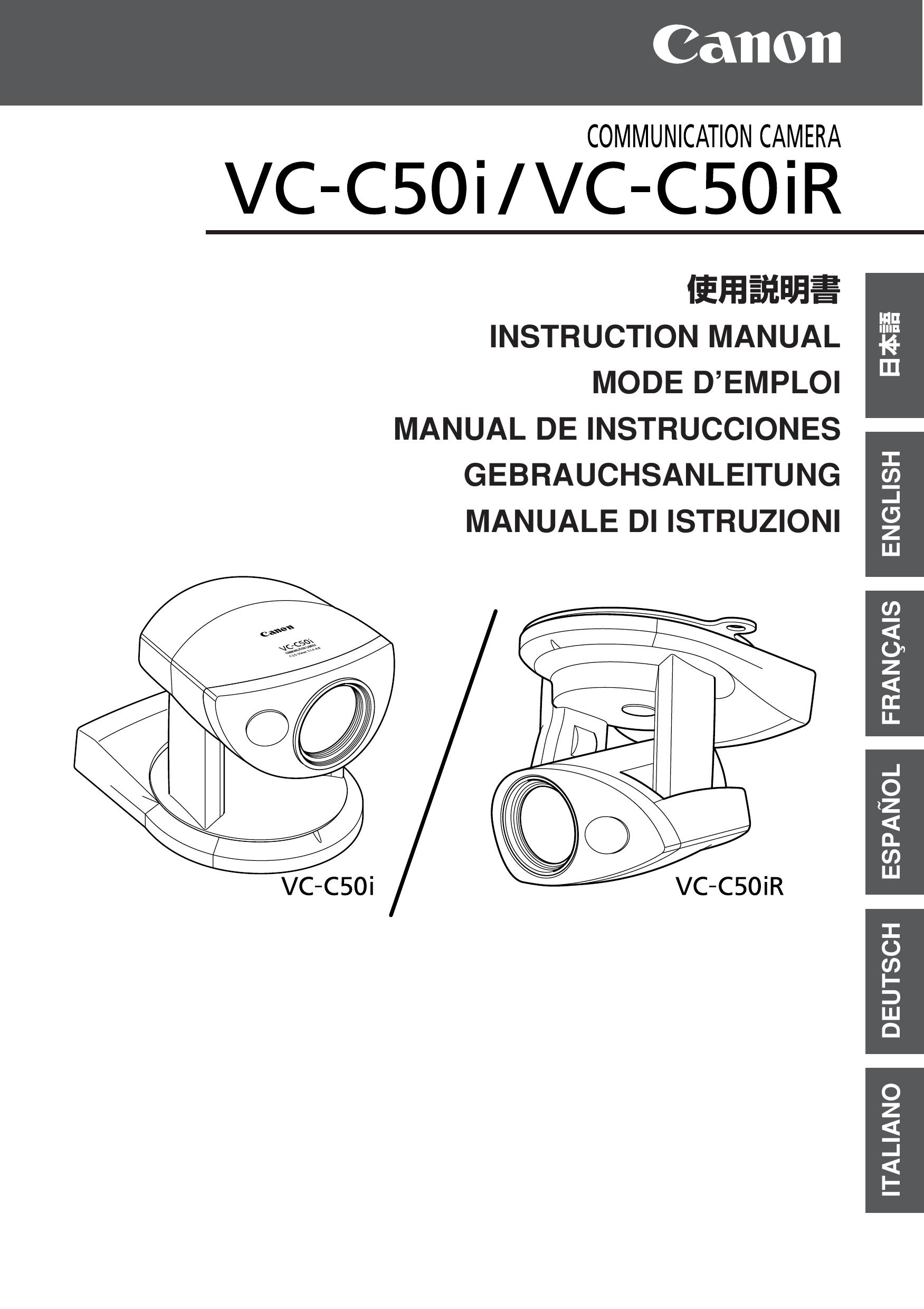 Canon VC-C50iR Security Camera User Manual