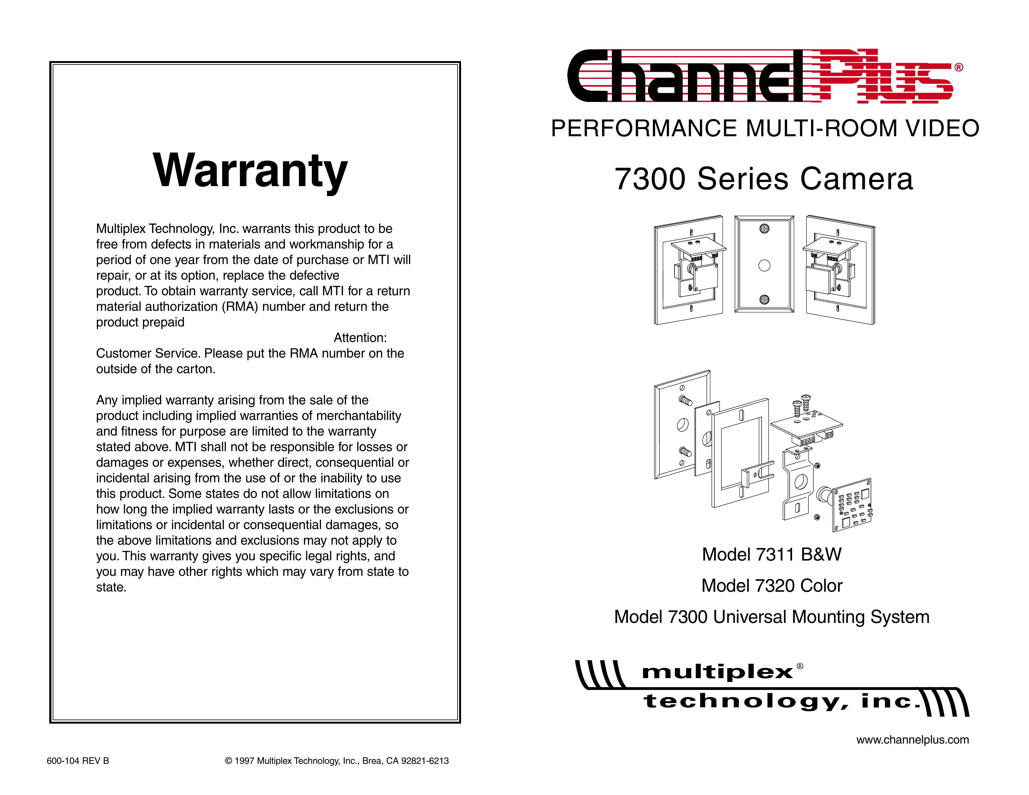 Channel Plus 7320 Security Camera User Manual