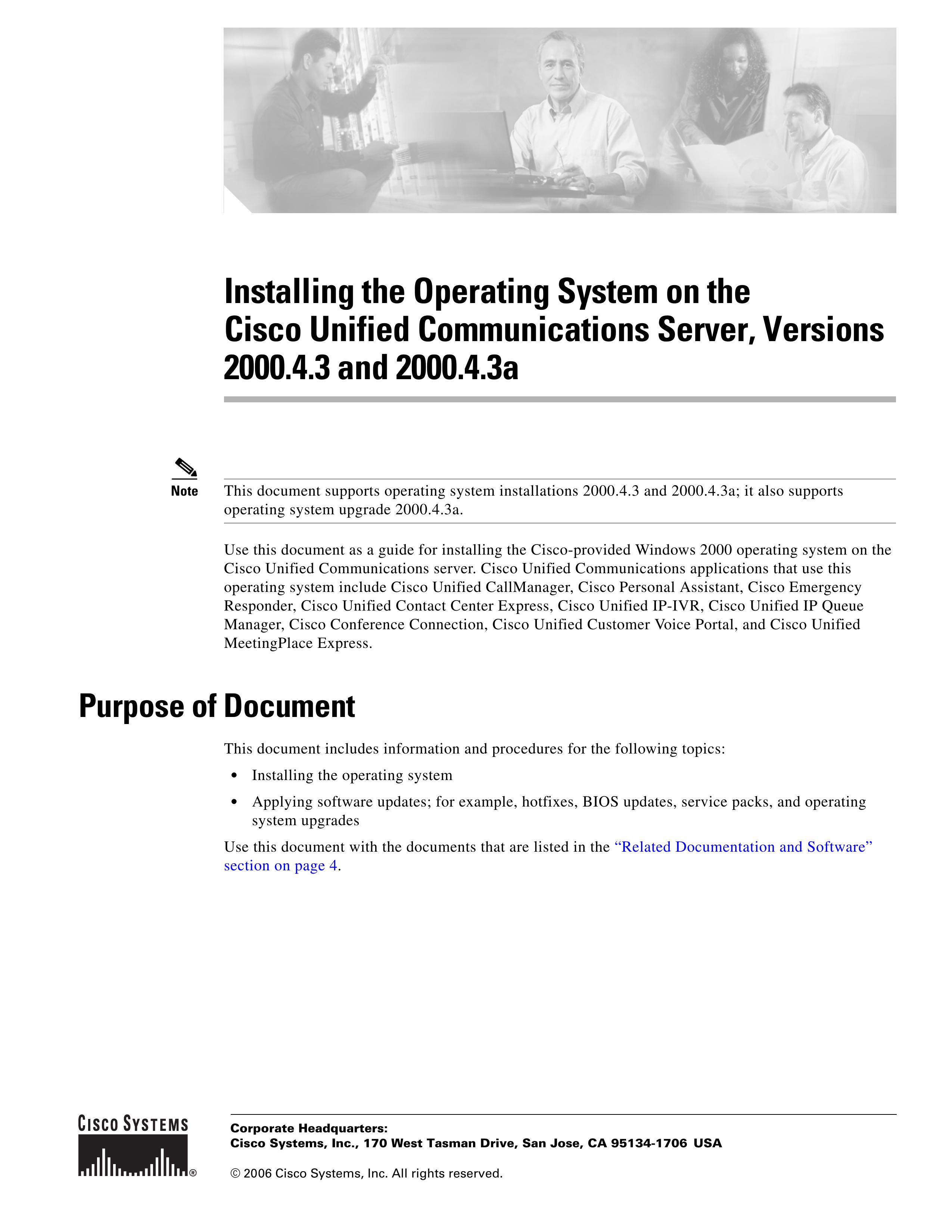 Cisco Systems 2000.4.3a Security Camera User Manual