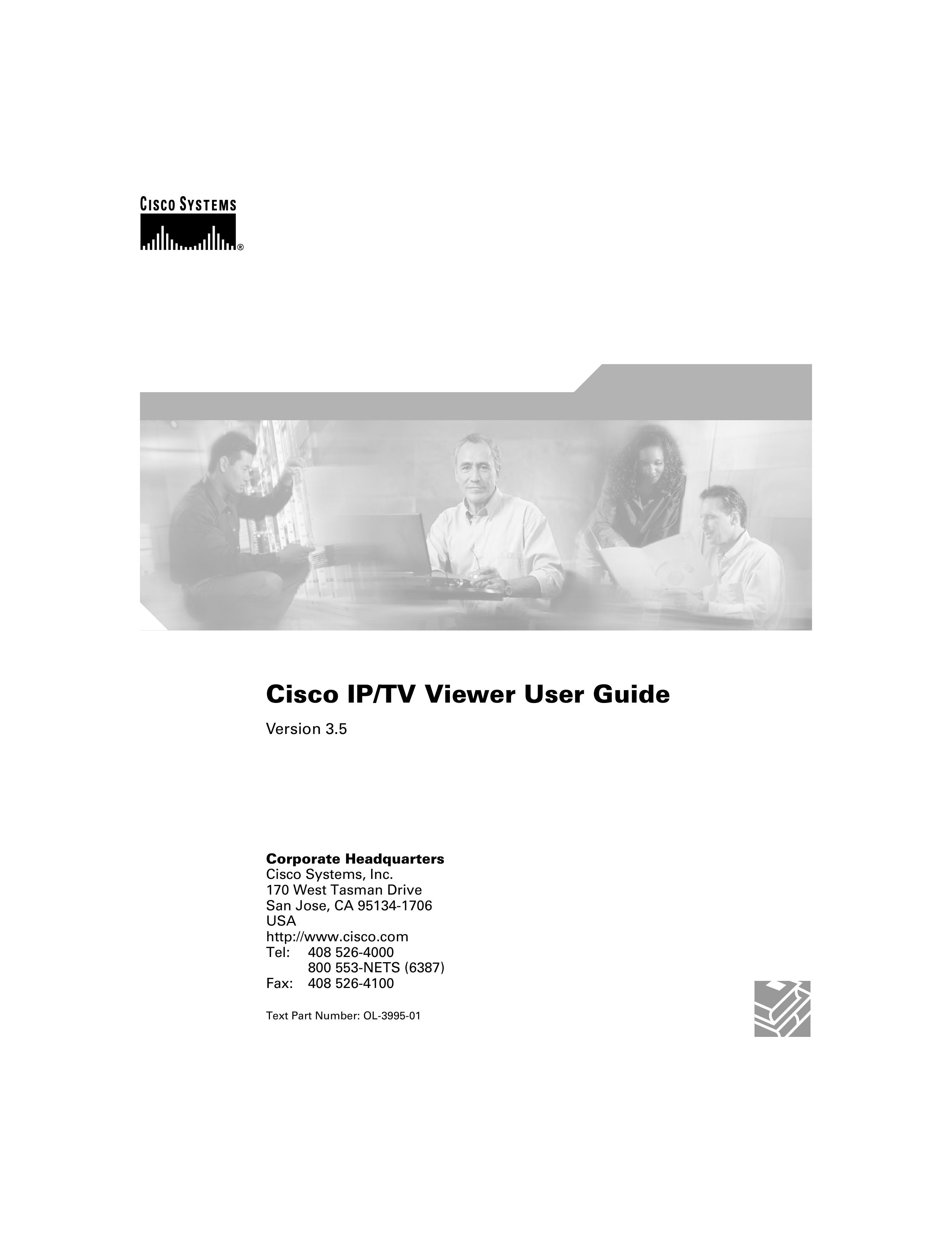 Cisco Systems OL-3995-01 Security Camera User Manual