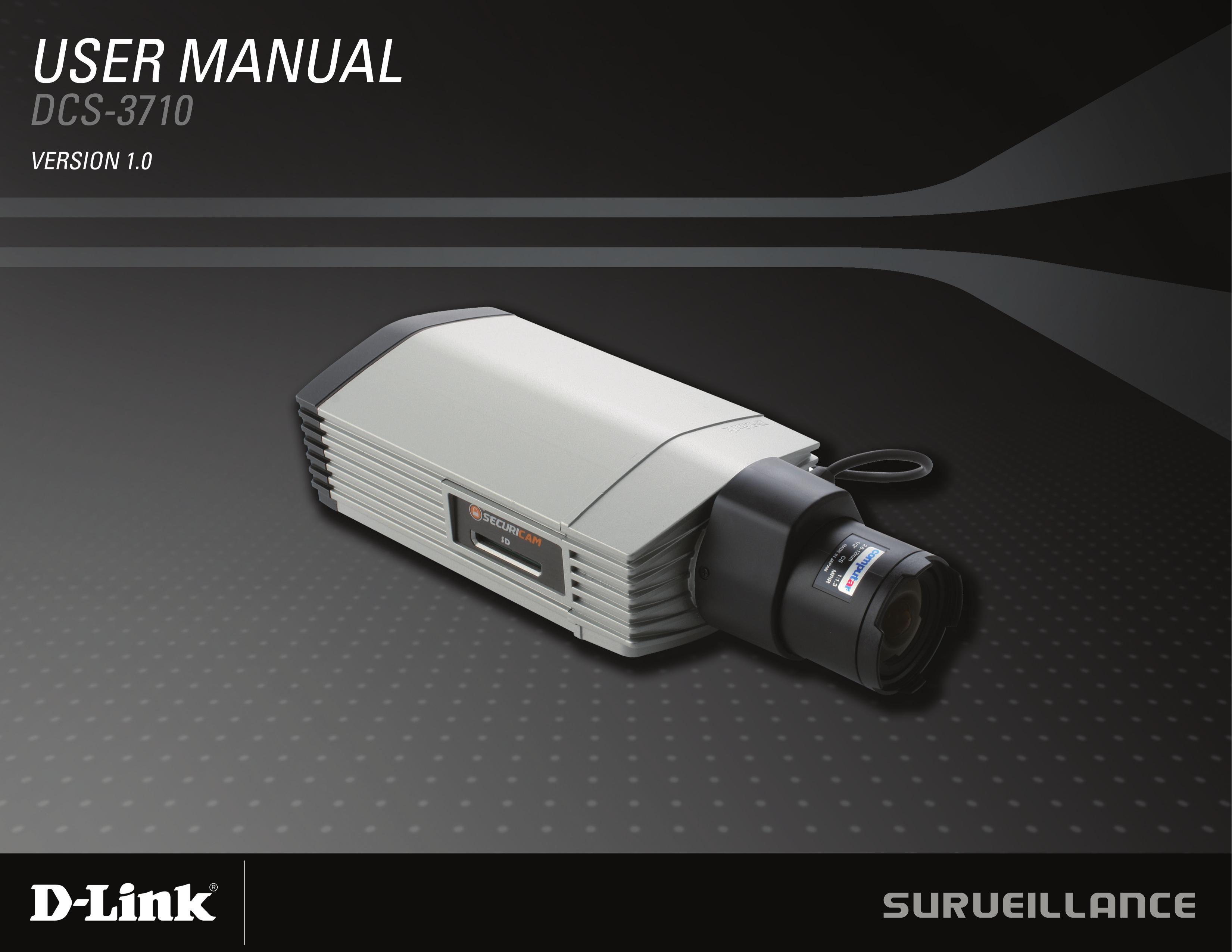 D-Link DCS-3710 Security Camera User Manual