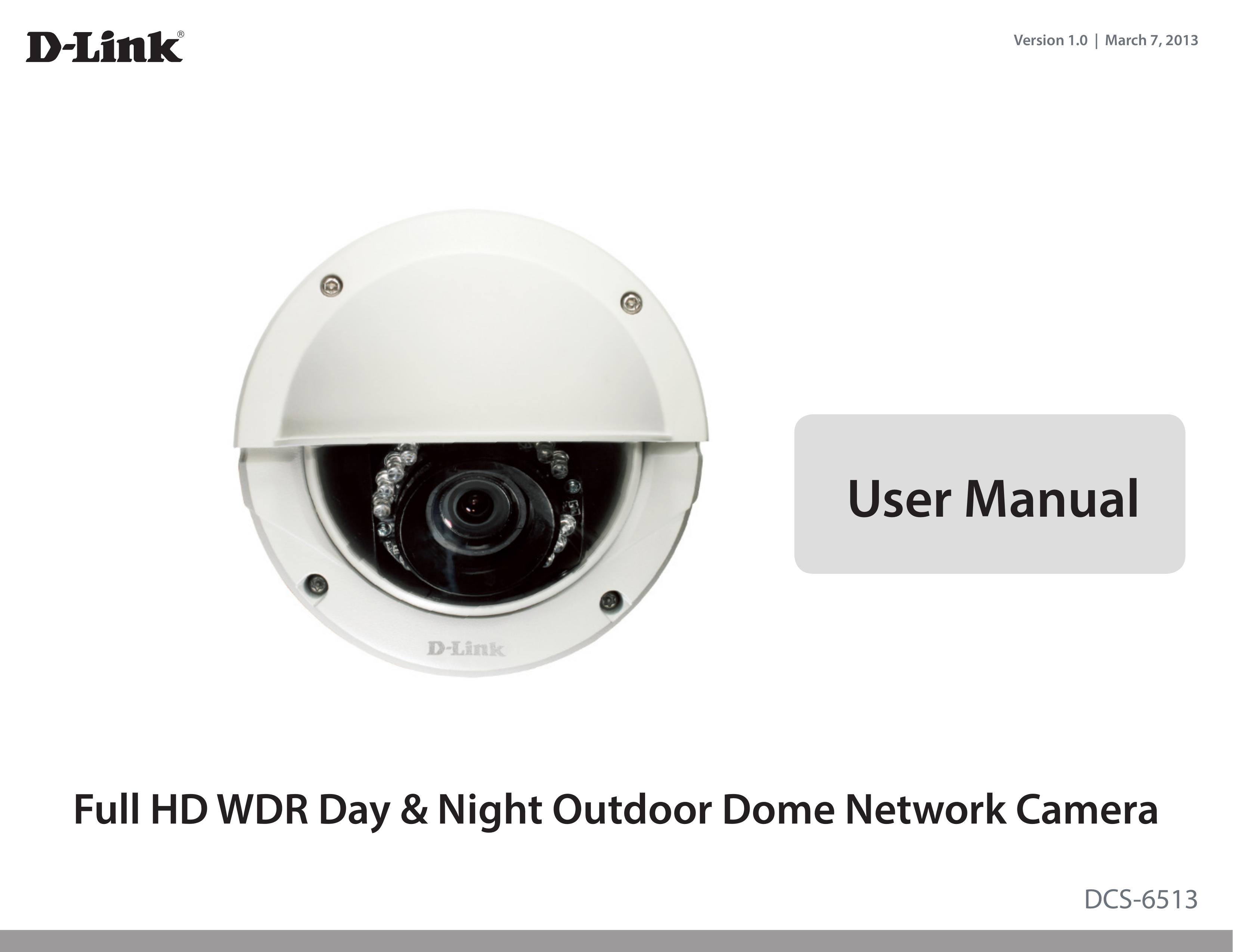 D-Link DCS-6513 Security Camera User Manual