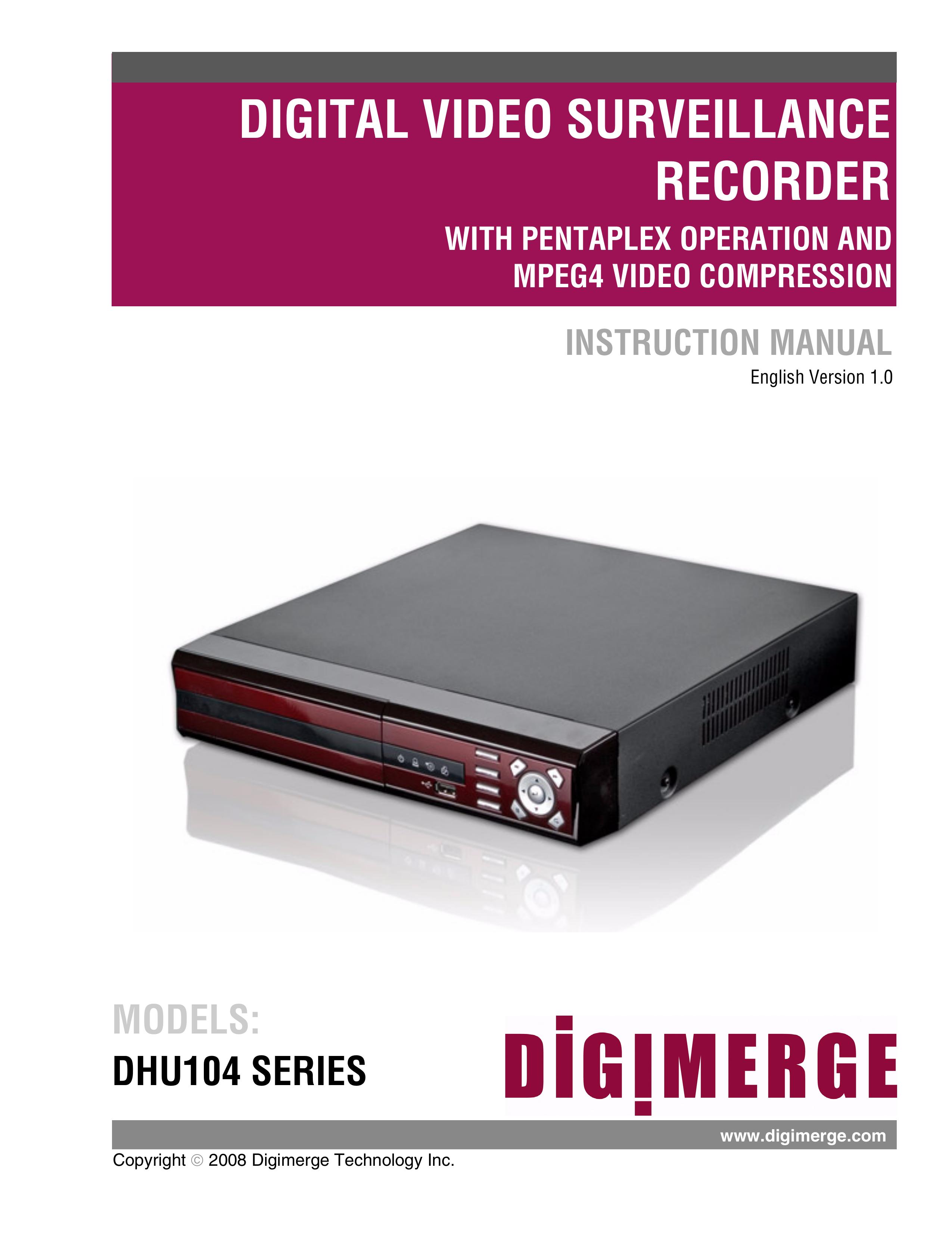 Digimerge DHU104 Security Camera User Manual