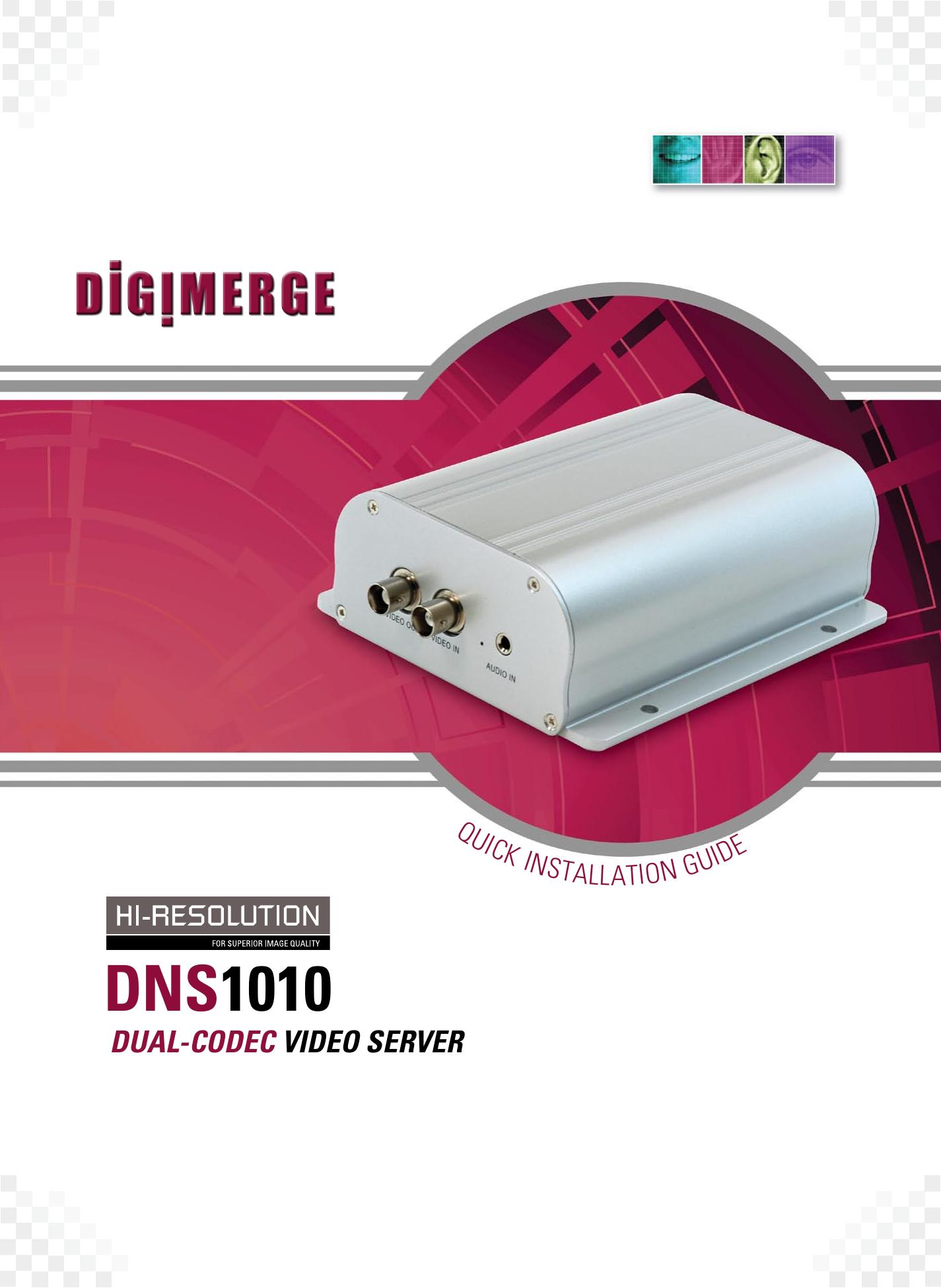 Digimerge DNS1010 Security Camera User Manual