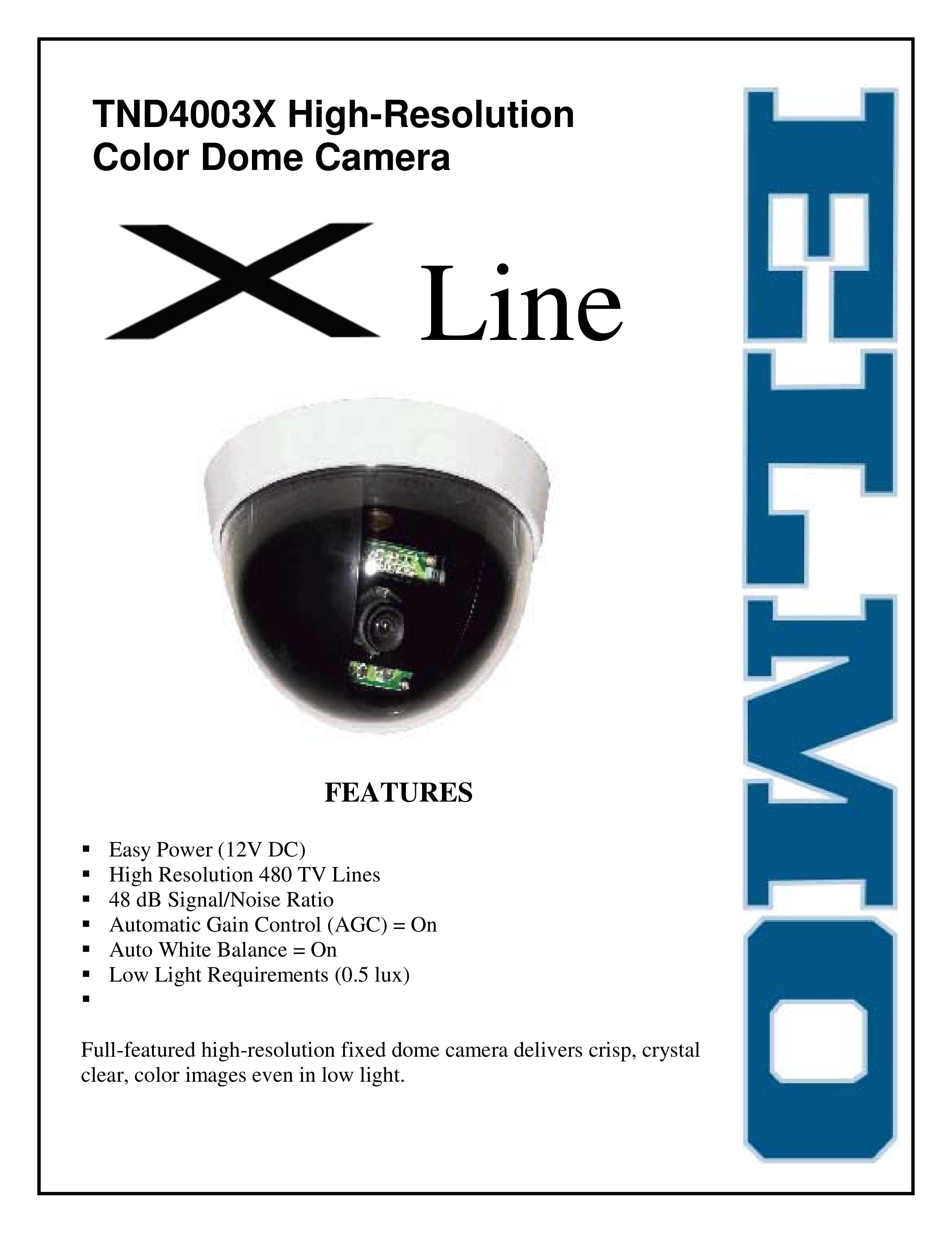 Elmo TND4003X Security Camera User Manual