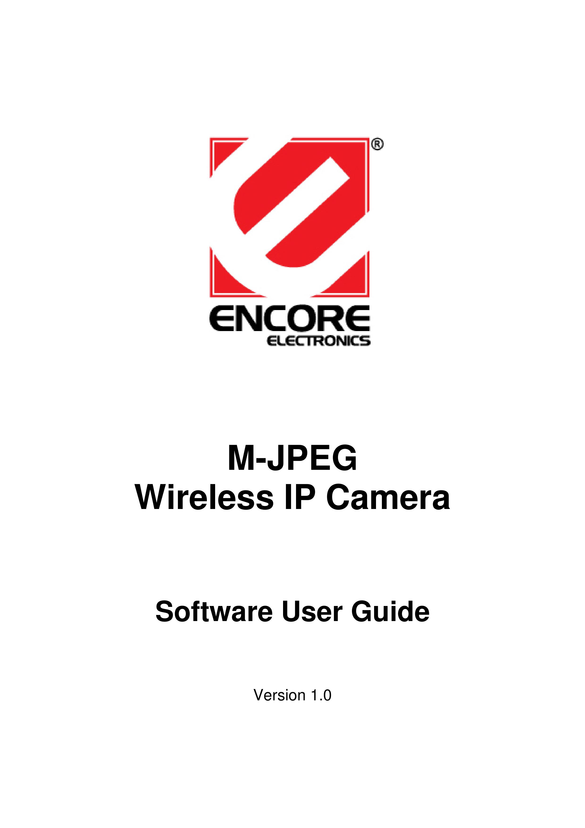 Encore electronic M-JPEG Security Camera User Manual