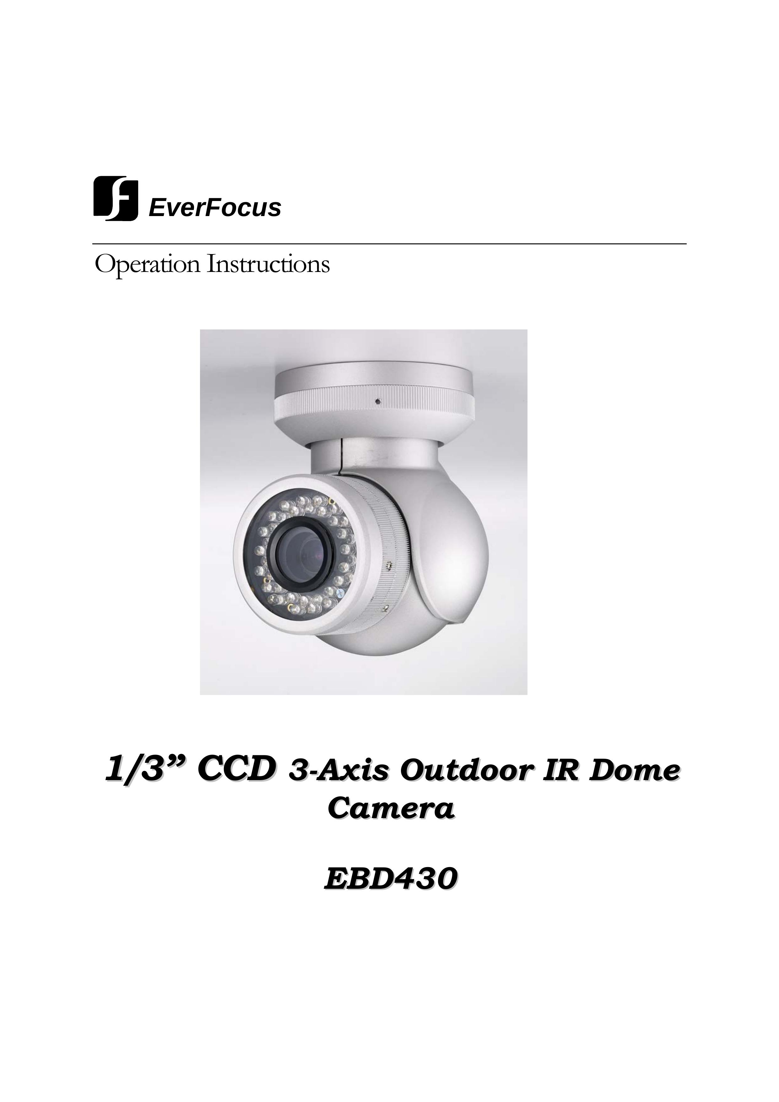 EverFocus EBD430 Security Camera User Manual