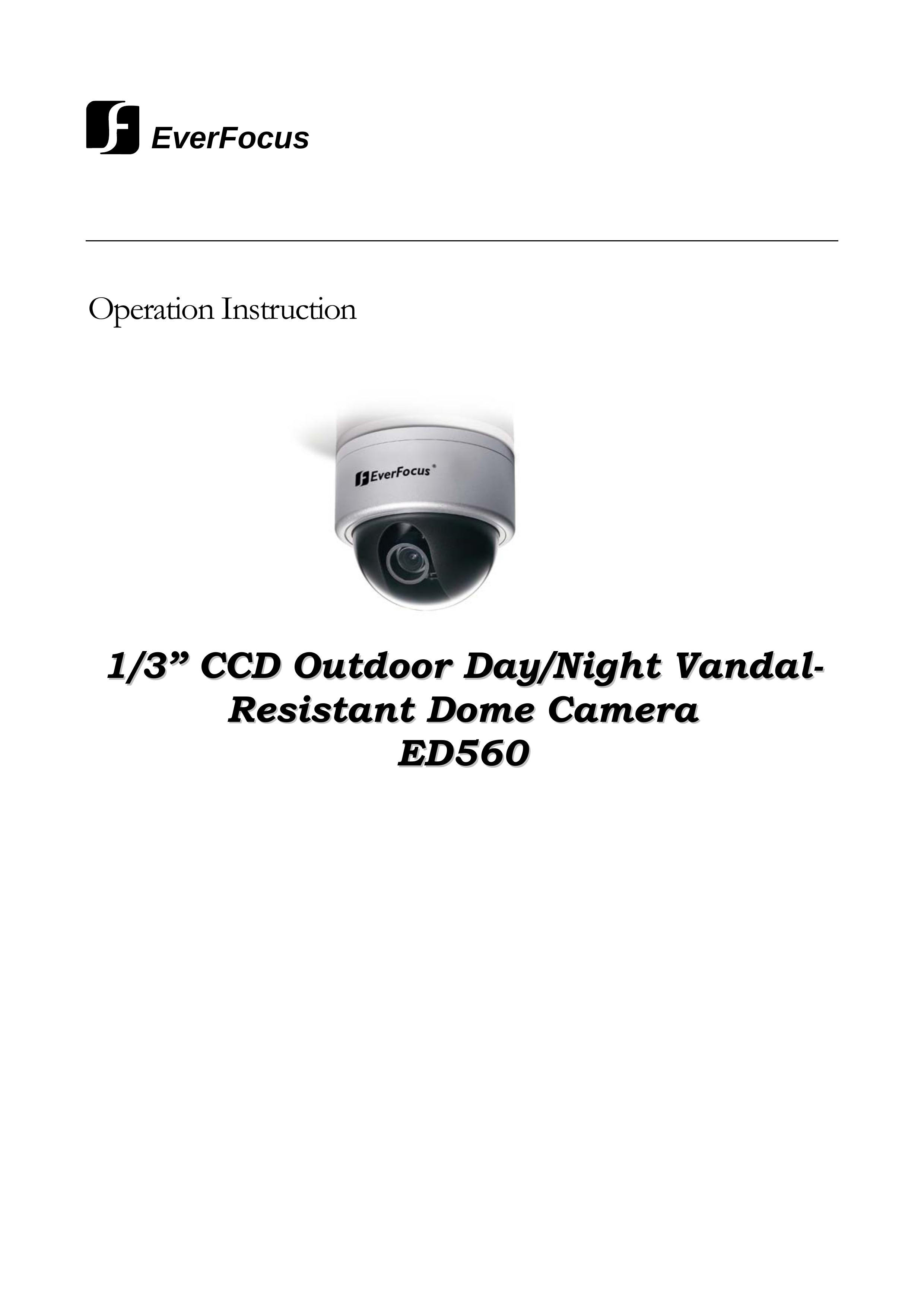 EverFocus ED560 Security Camera User Manual
