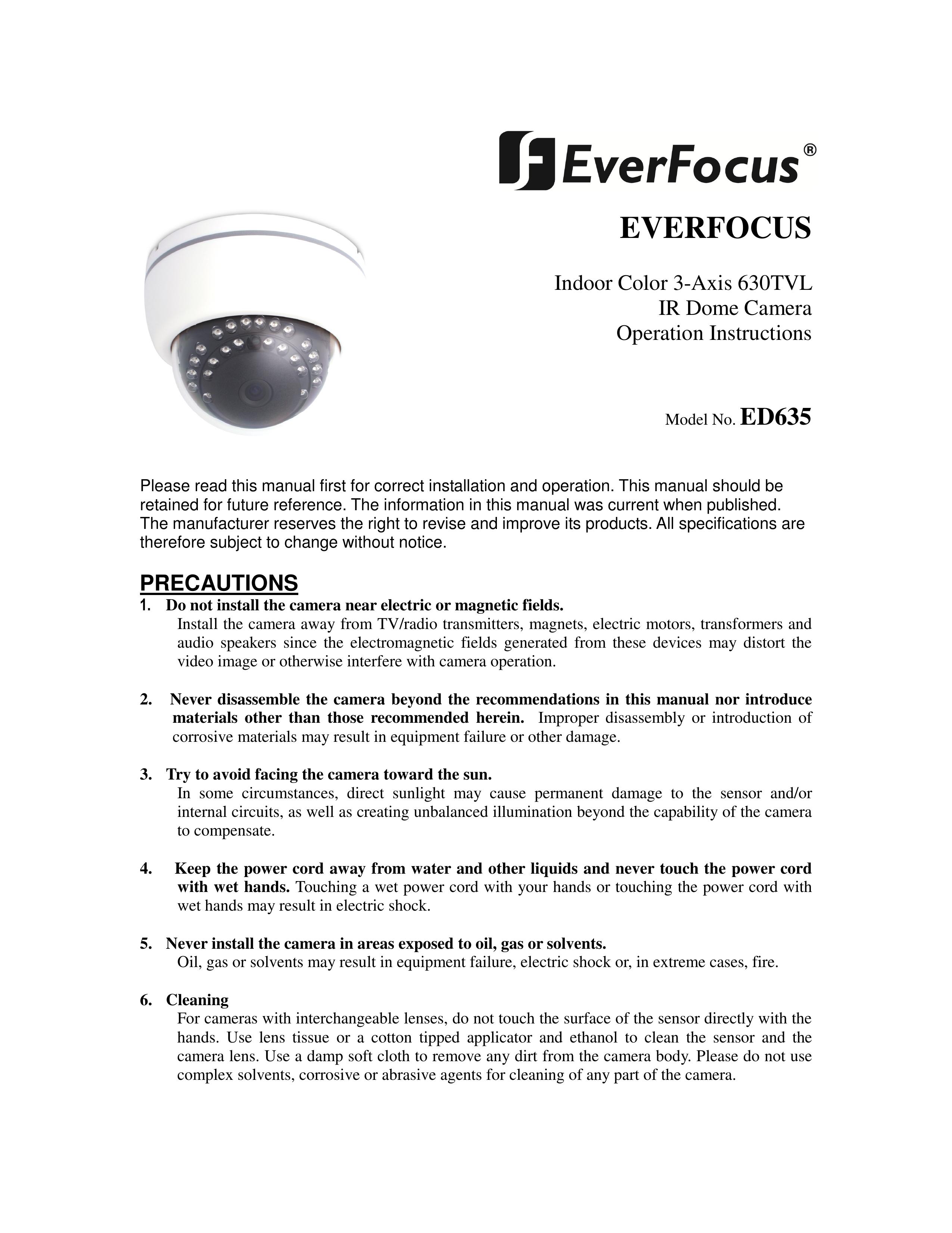 EverFocus ED635 Security Camera User Manual