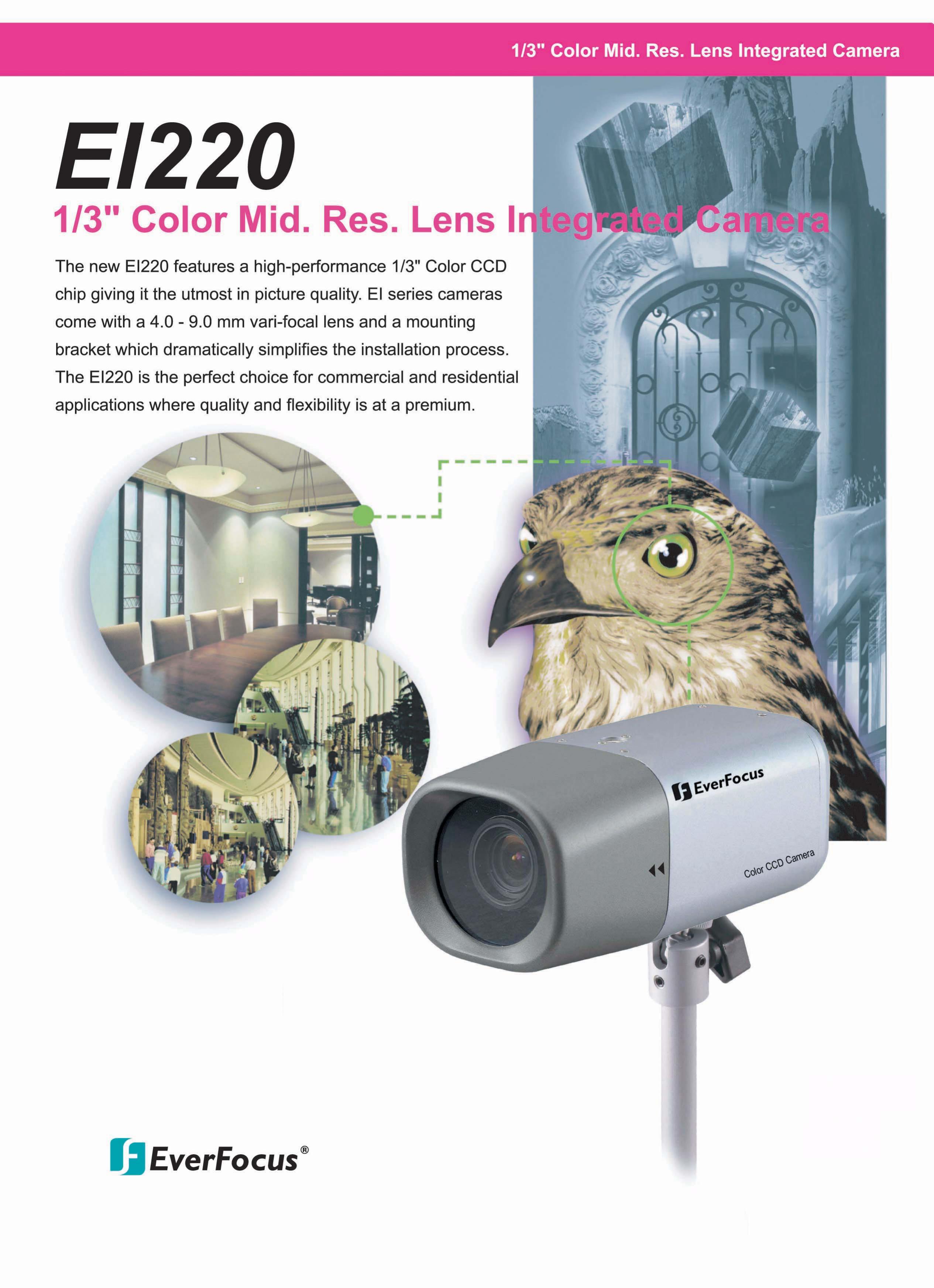 EverFocus EI220 Security Camera User Manual