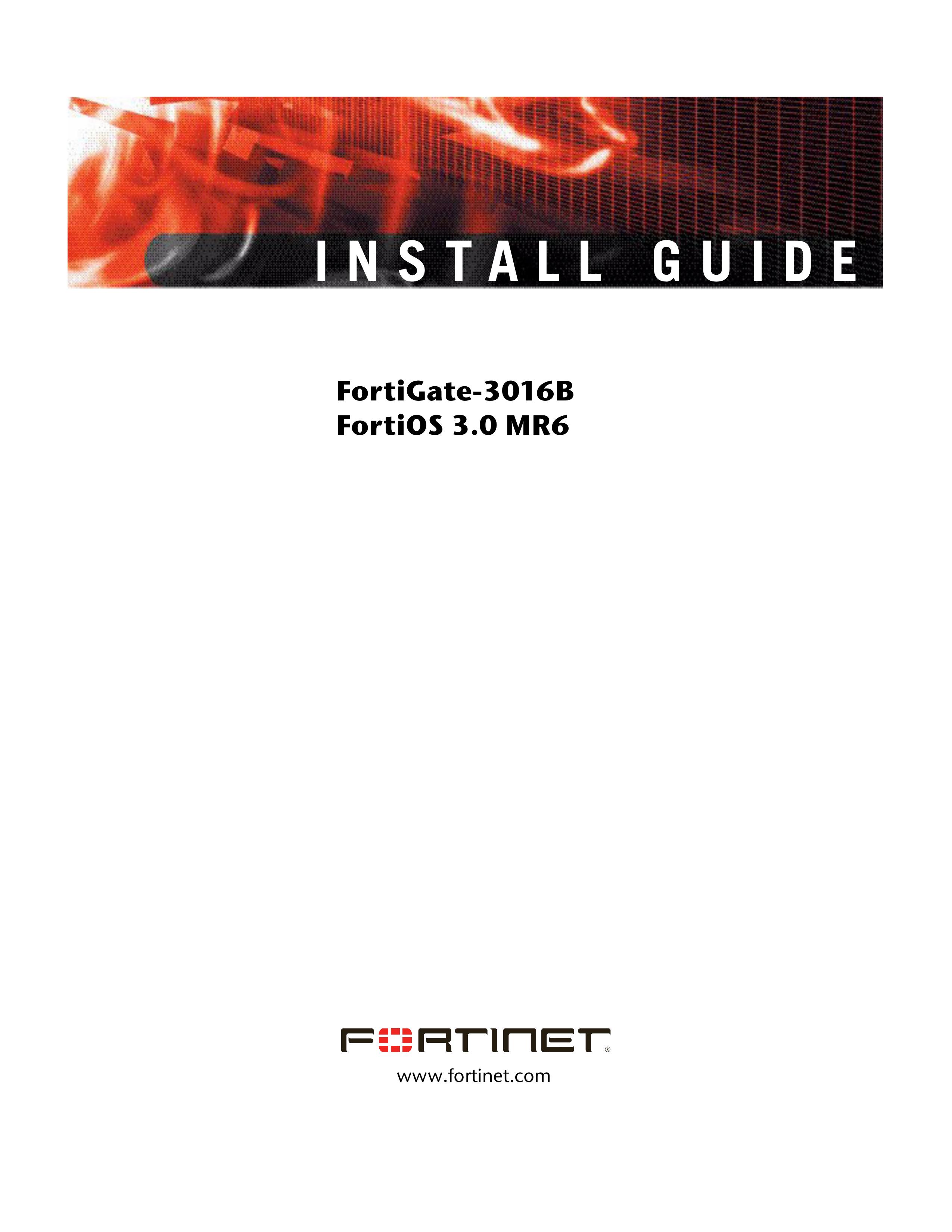 Fortinet 3016B Security Camera User Manual