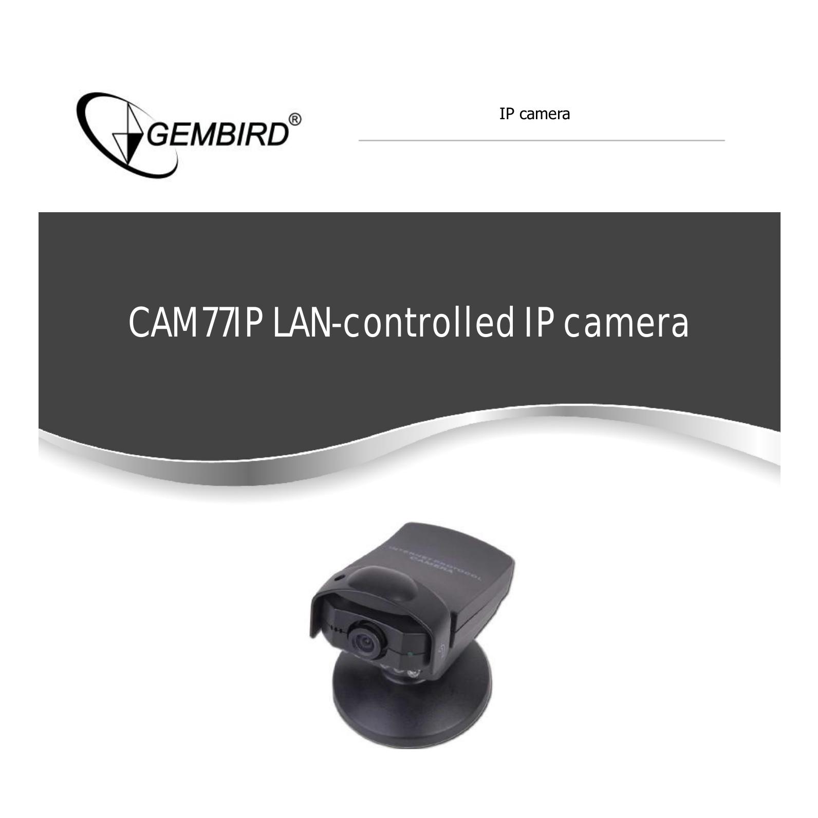 Gembird CAM77IP Security Camera User Manual