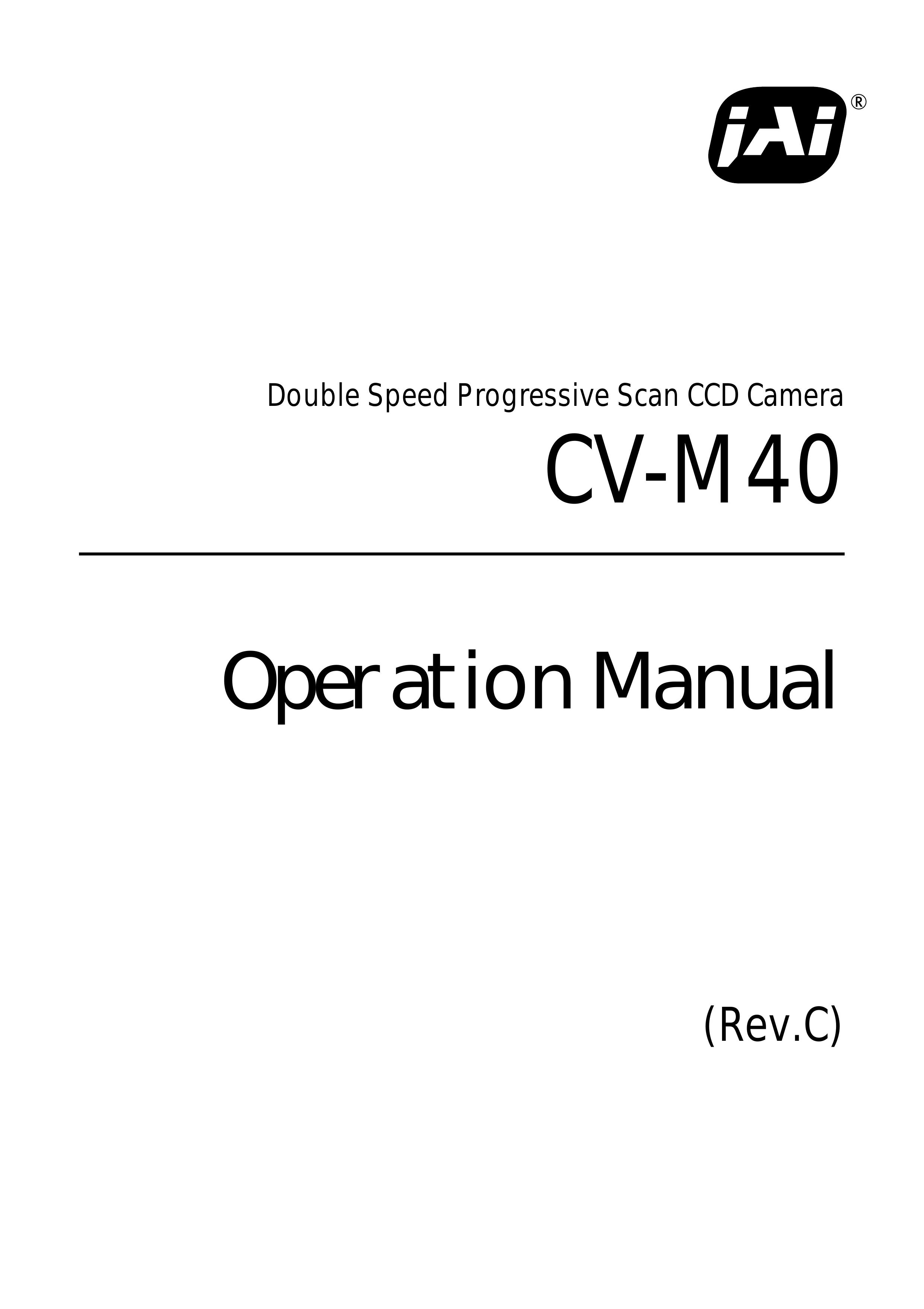 JAI CV-M40 Security Camera User Manual