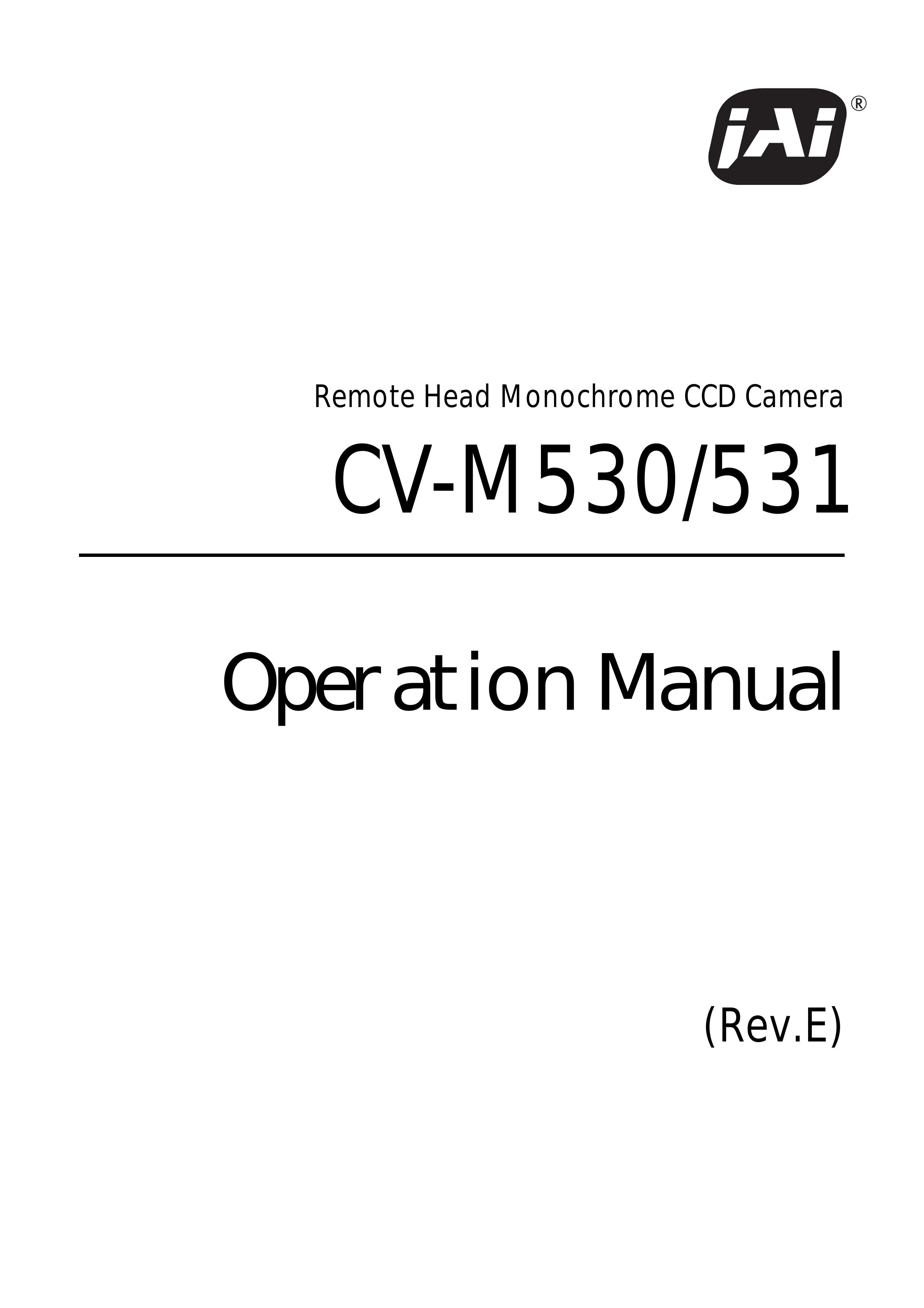 JAI CV-M530 Security Camera User Manual