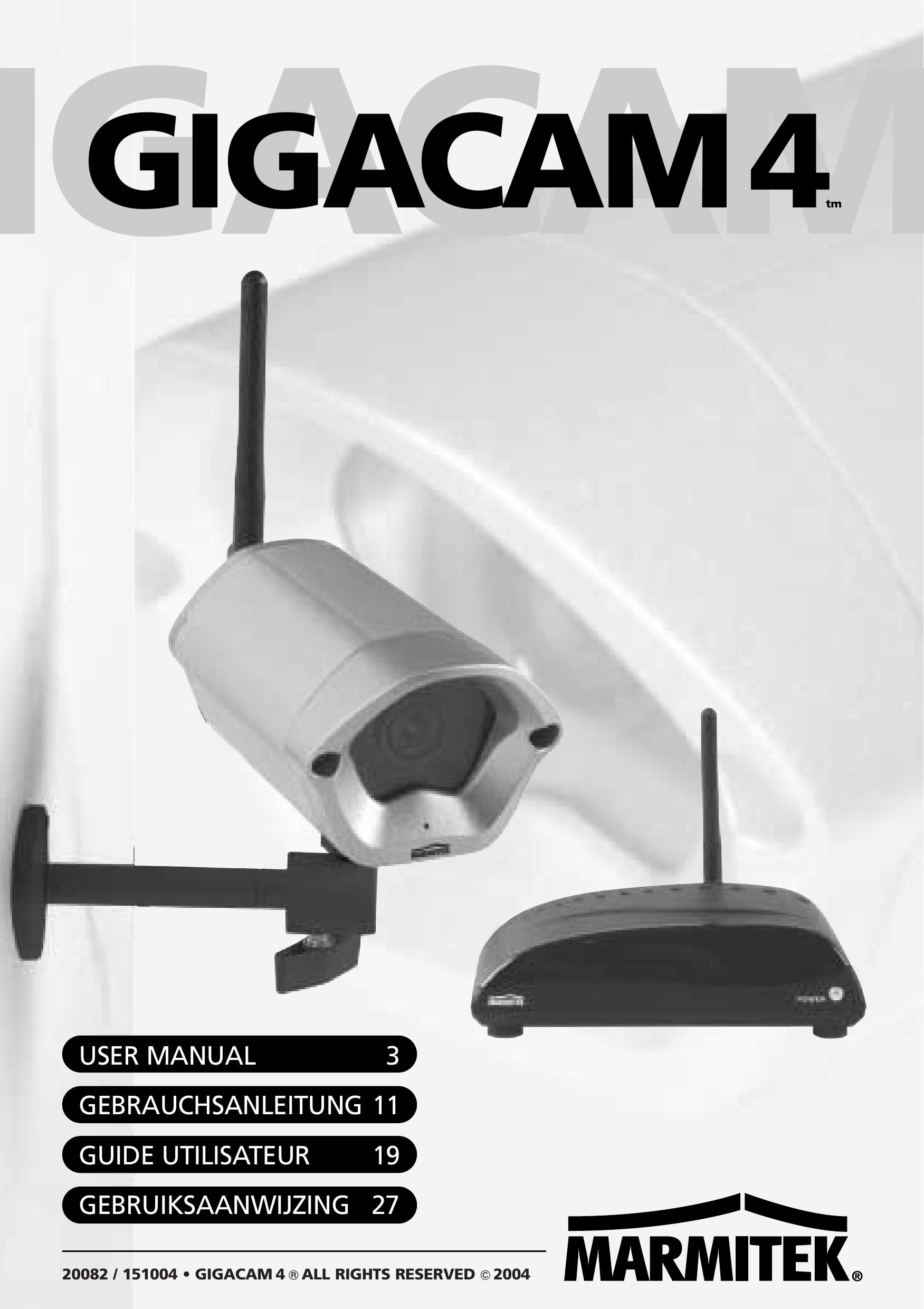 Marmitek MEGACAM4 Security Camera User Manual
