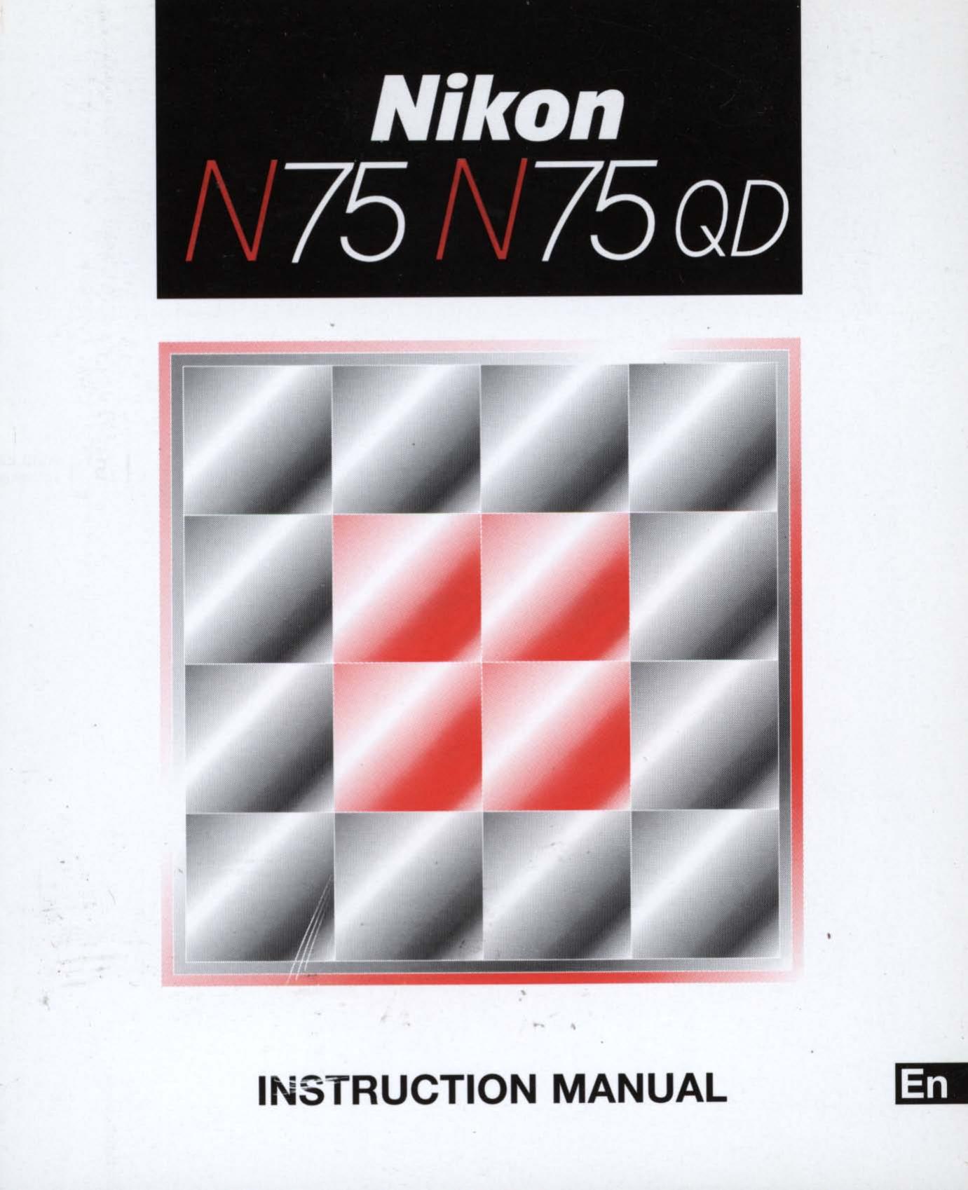 Nikon N75 Security Camera User Manual