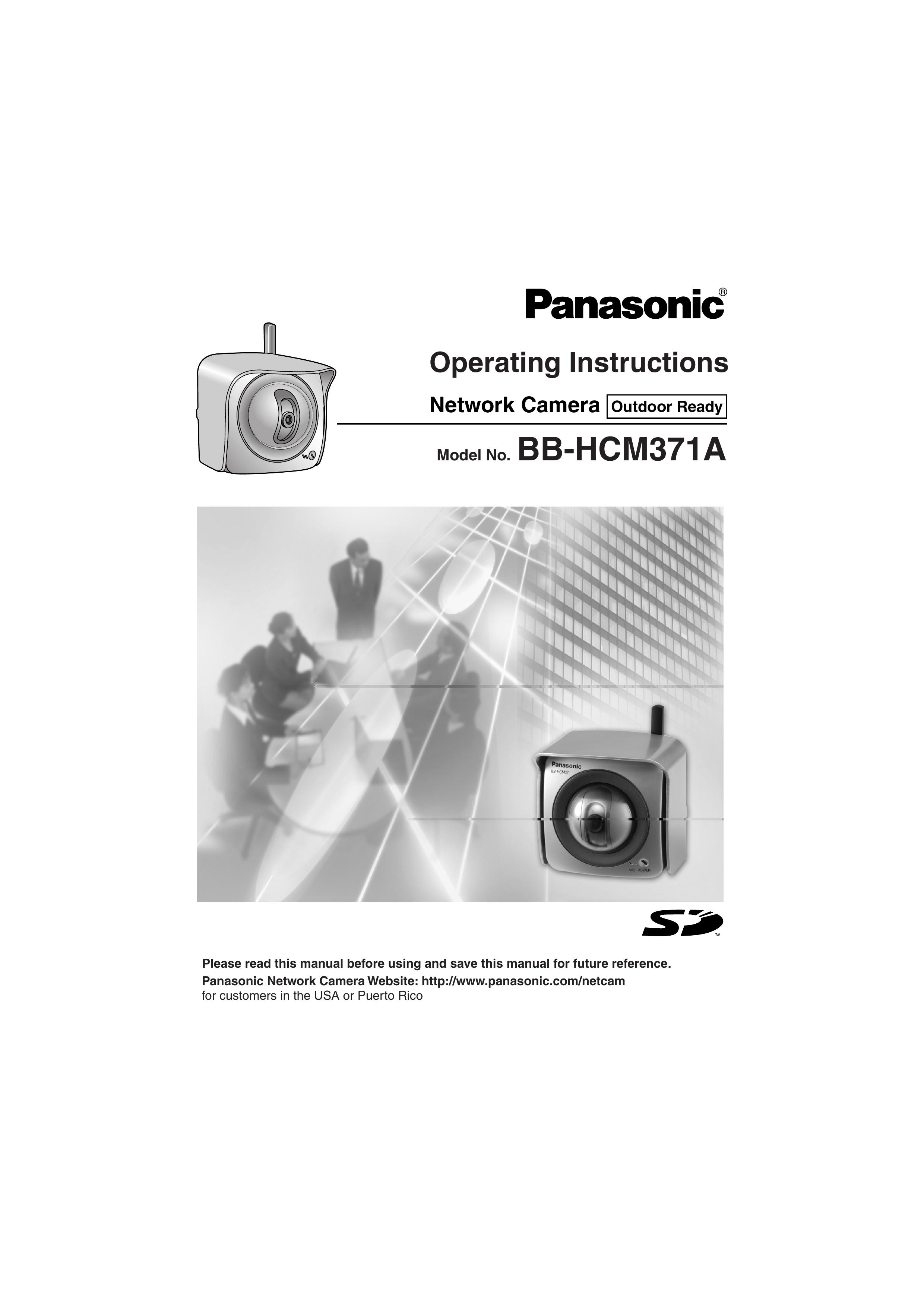 Panasonic BB-HCM371A Security Camera User Manual