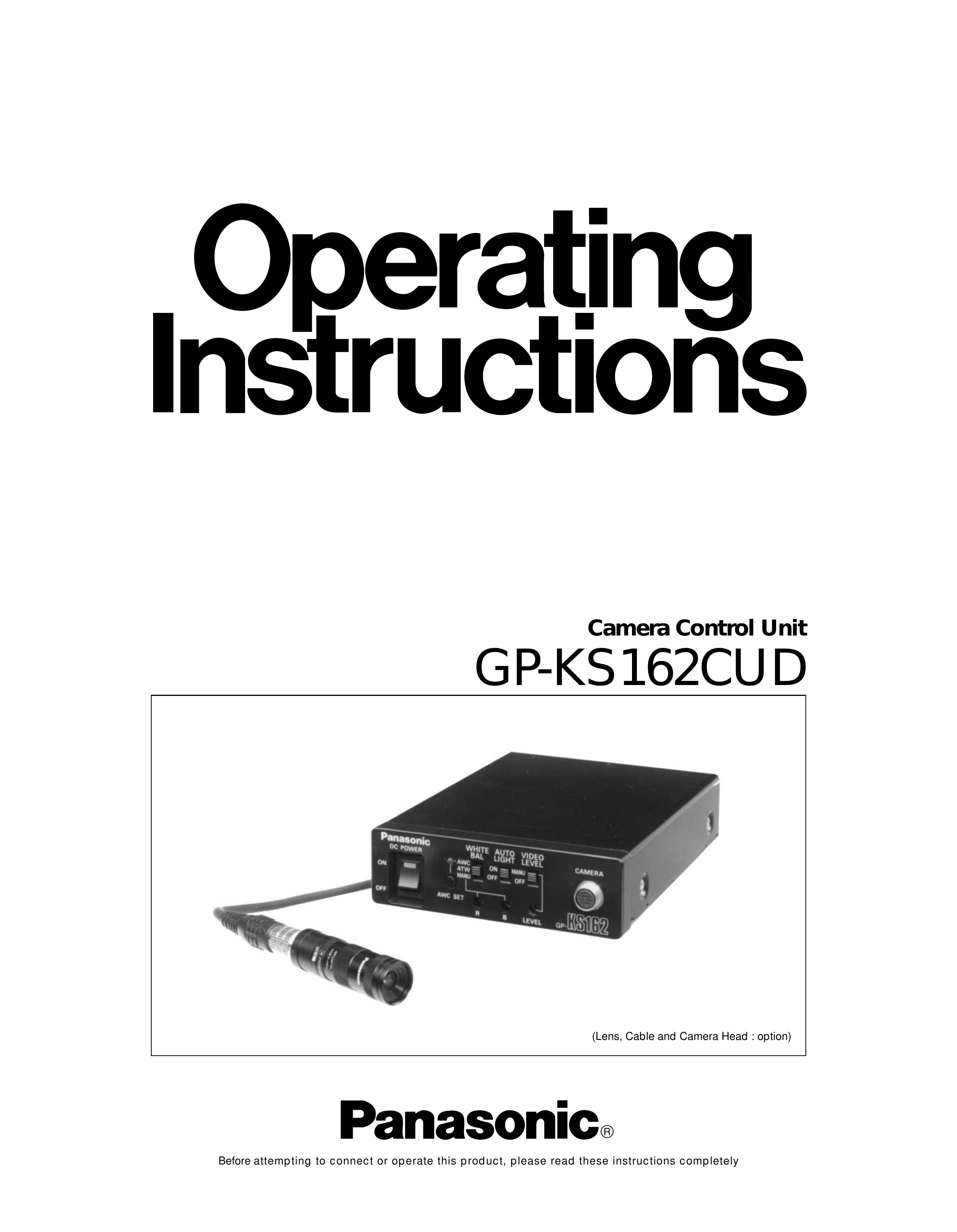 Panasonic GP-KS162CUD Security Camera User Manual