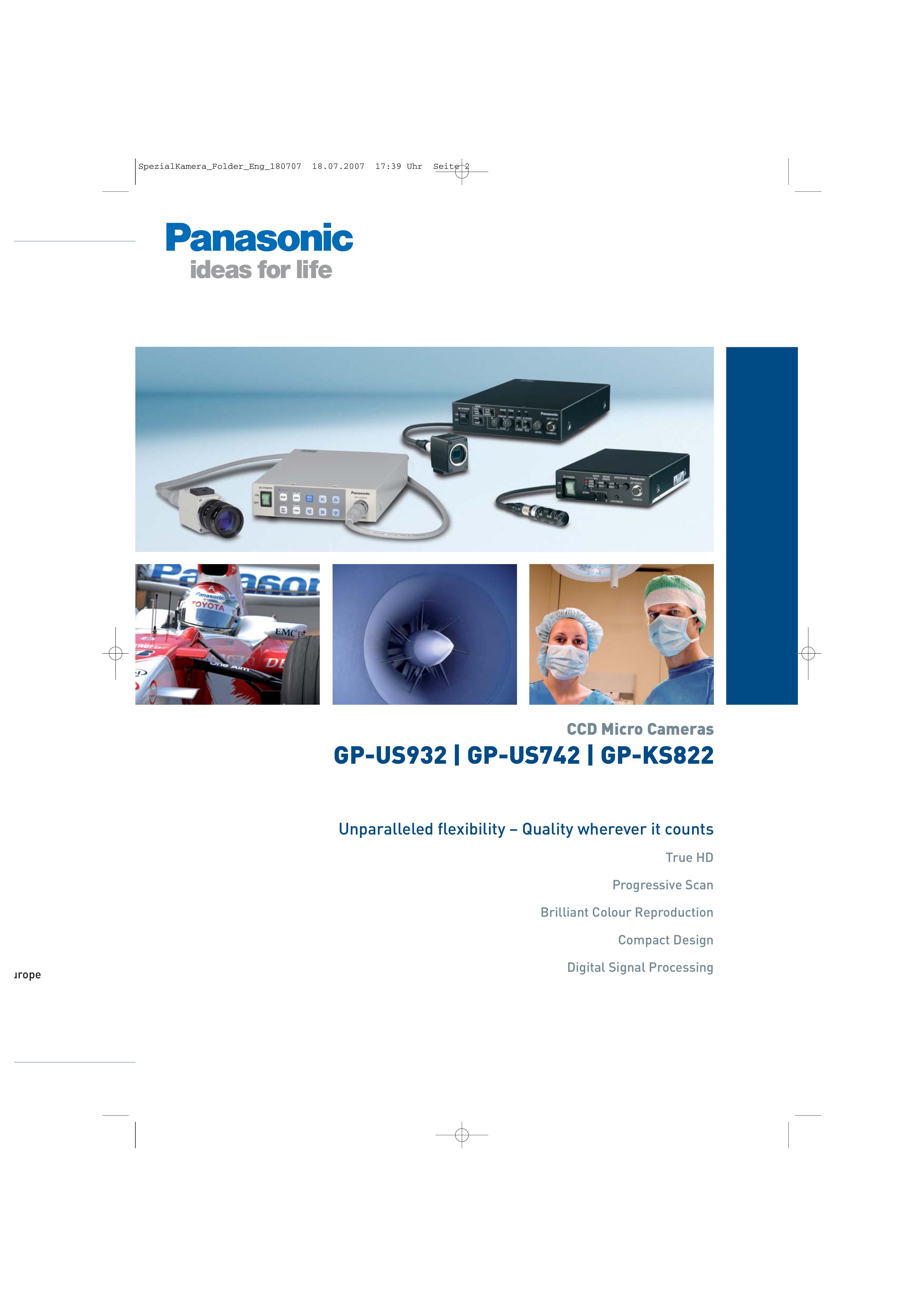 Panasonic GP-KS822 Security Camera User Manual