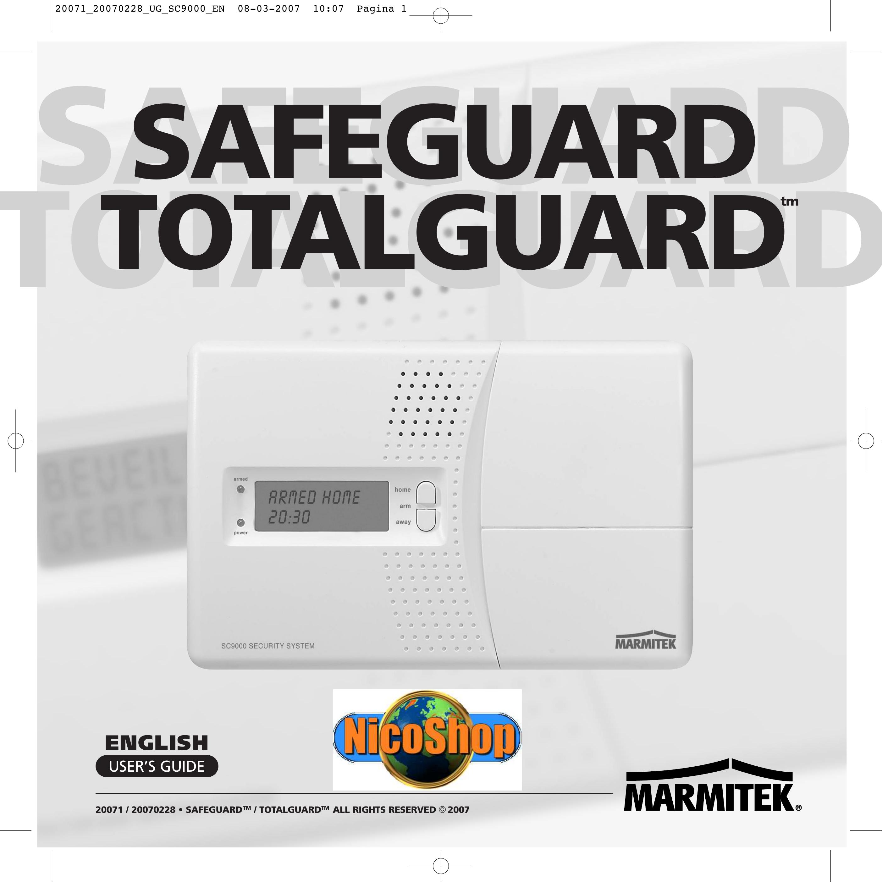 SafeGuard 20071 Security Camera User Manual