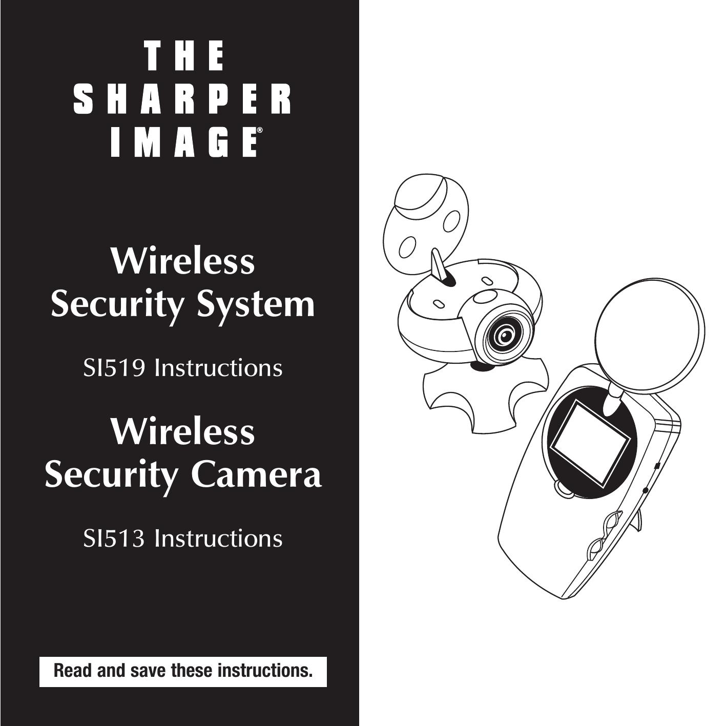 Sharper Image SI513 Security Camera User Manual