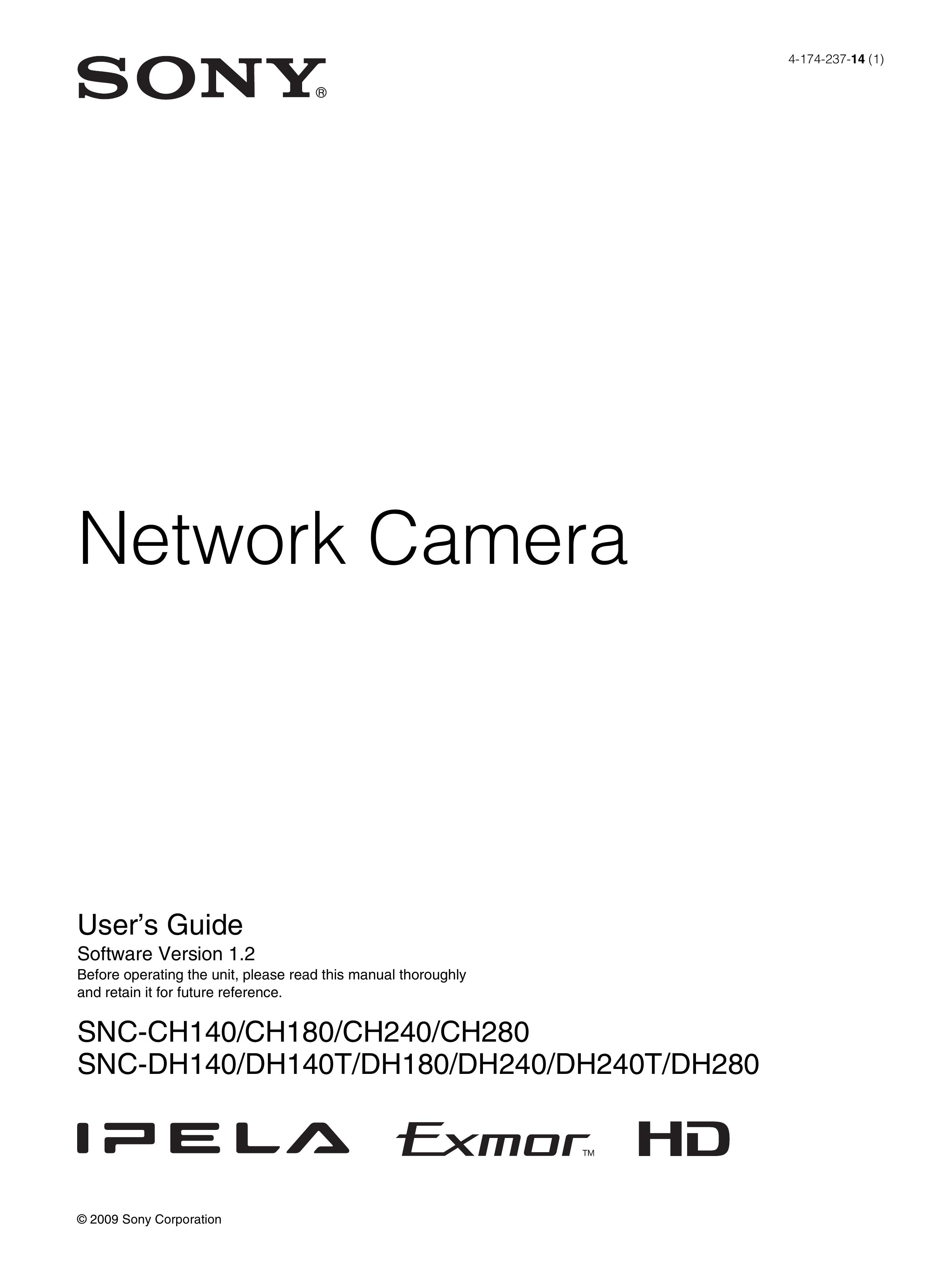 Sony CH280 Security Camera User Manual