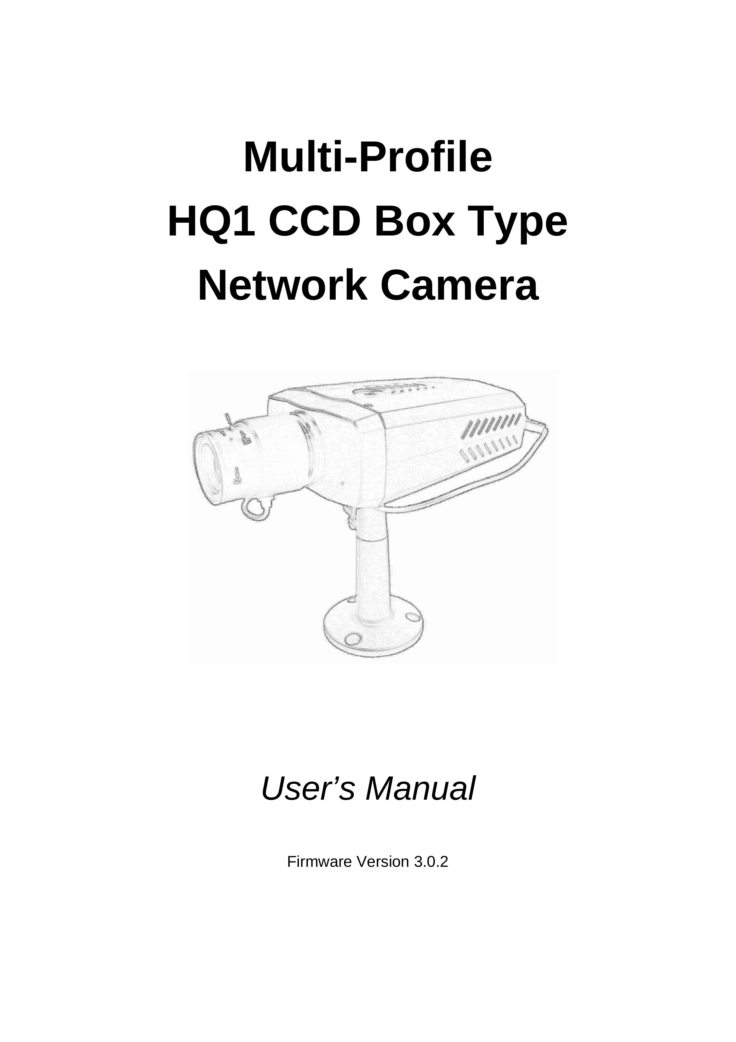 Sony HQ1 Security Camera User Manual