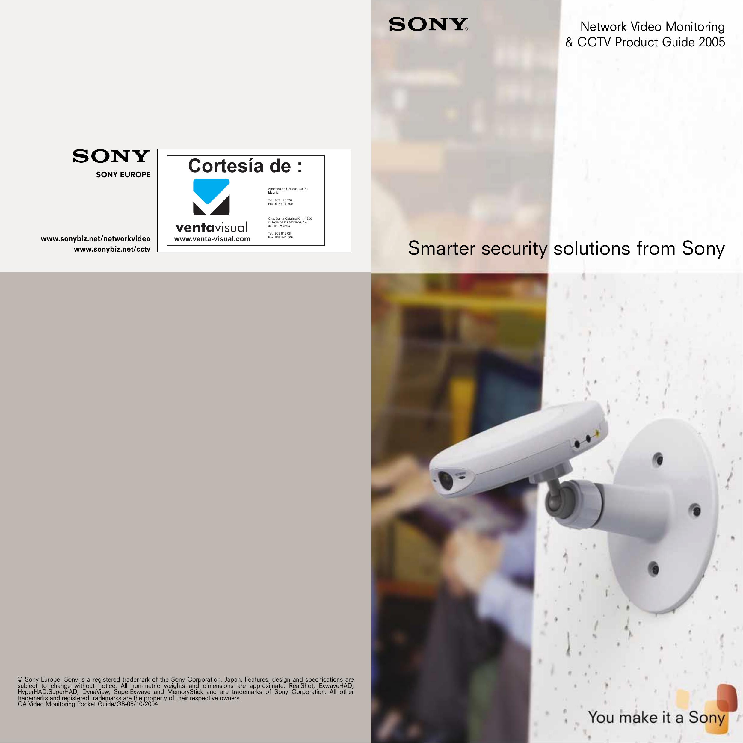 Sony Smarter Security Security Camera User Manual