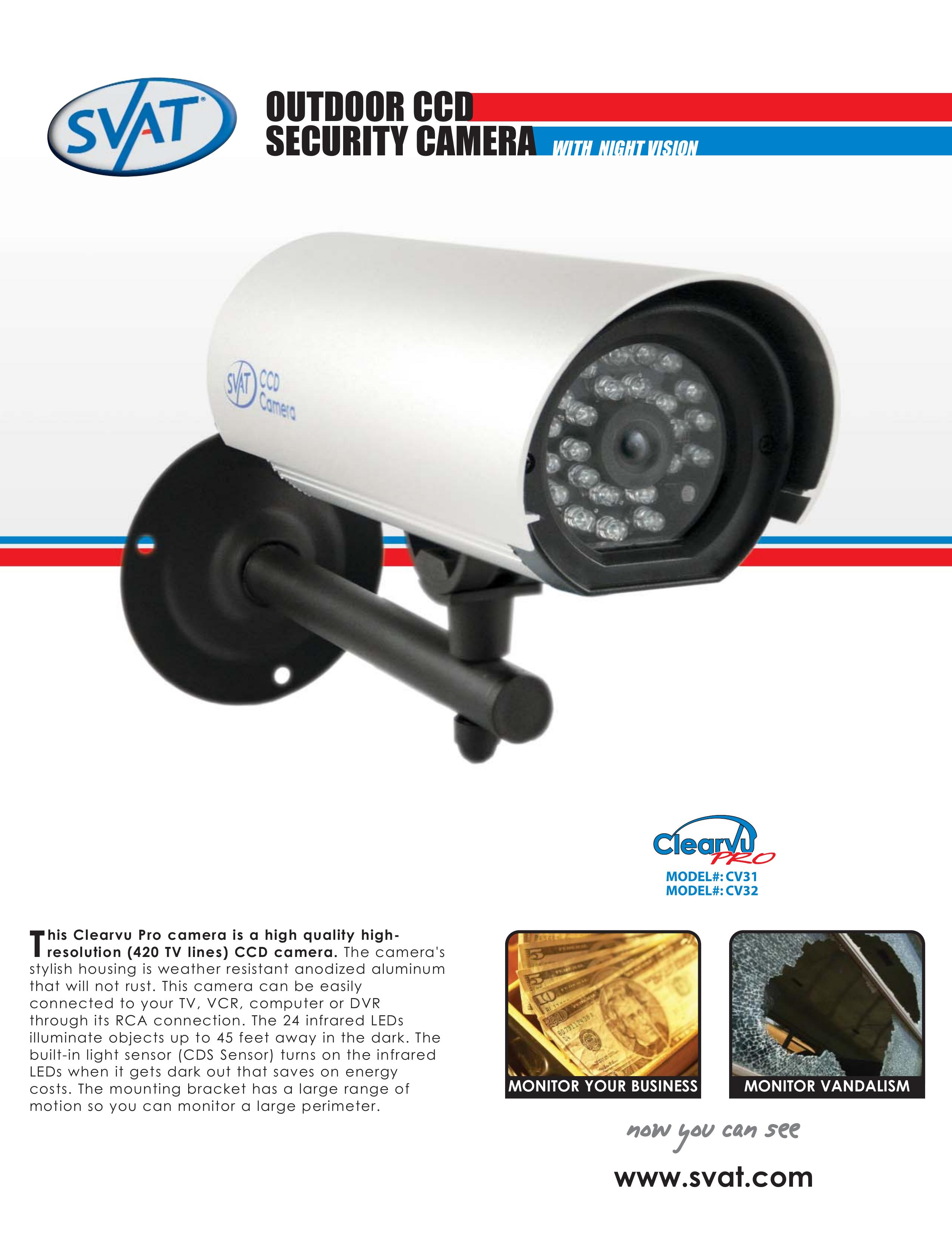 SVAT Electronics CV31 Security Camera User Manual