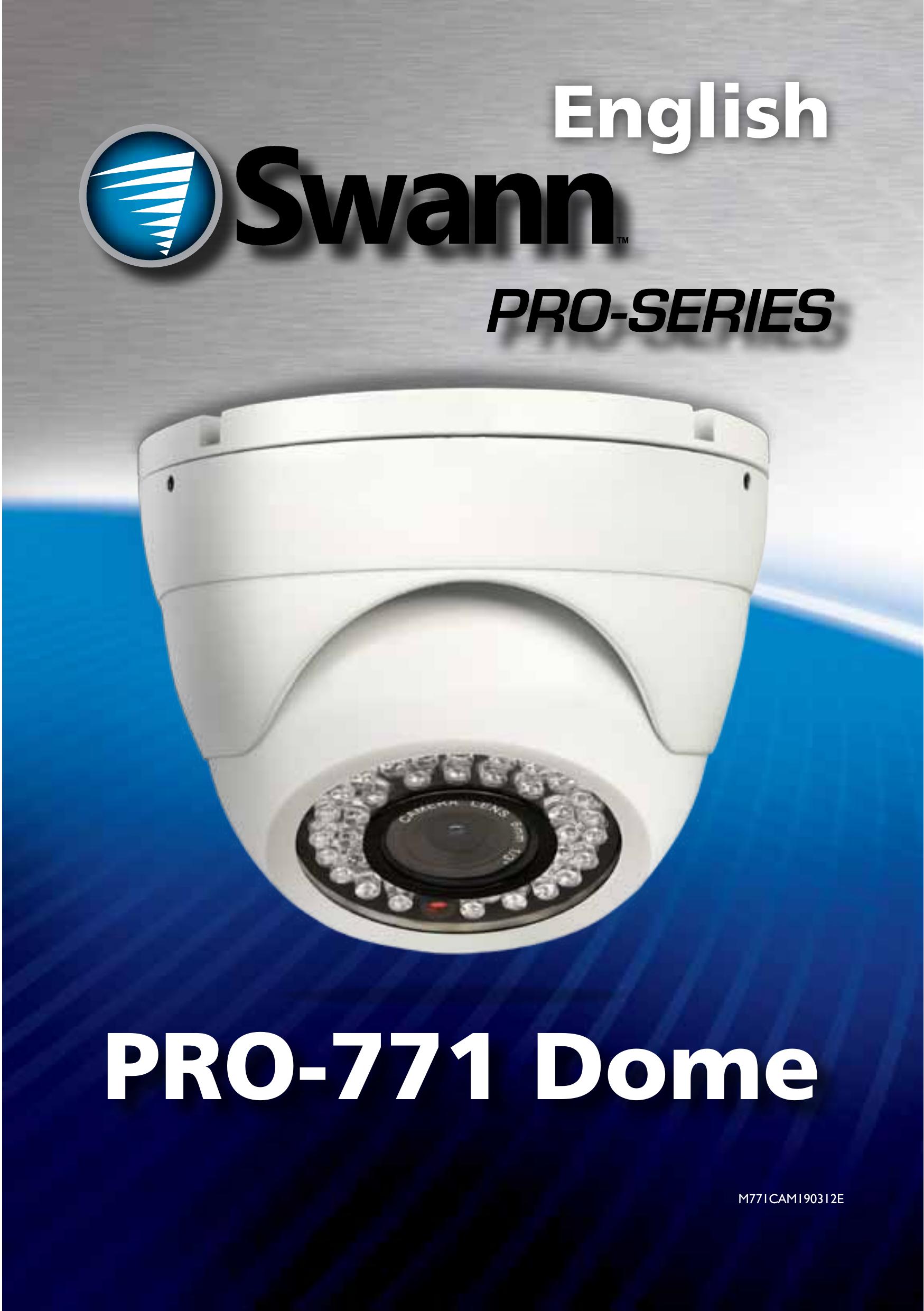 Swann M771CAM190312E Security Camera User Manual