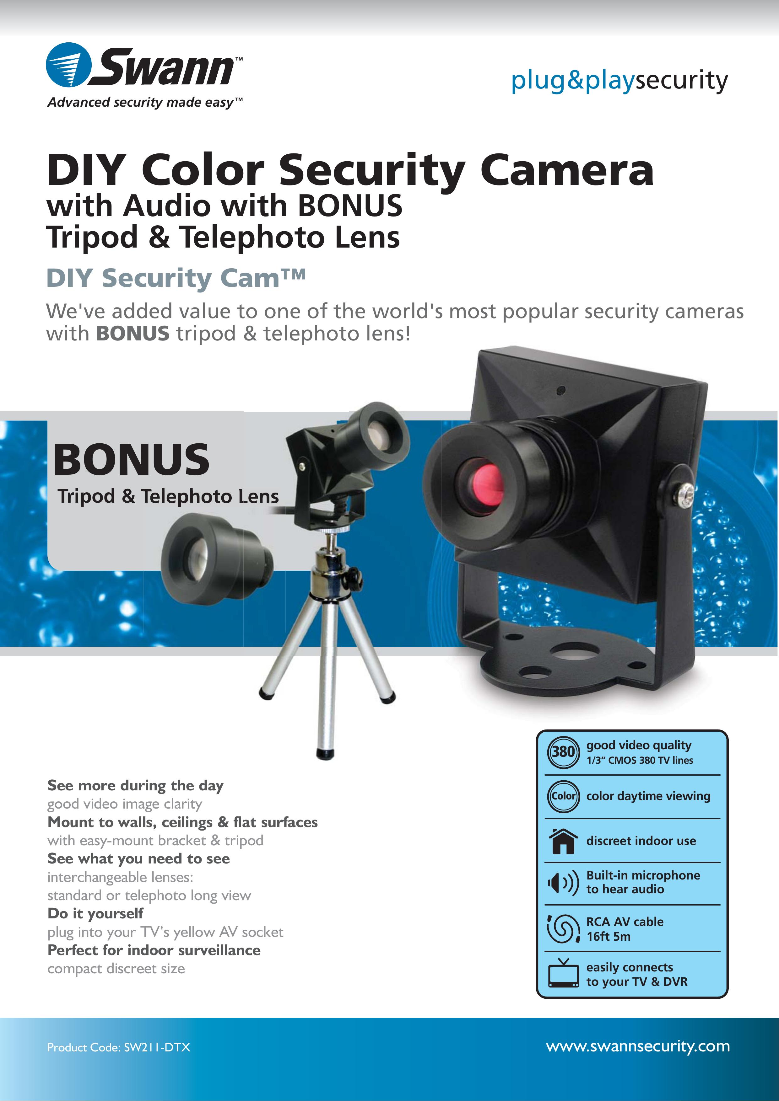 Swann SW211-DTX Security Camera User Manual