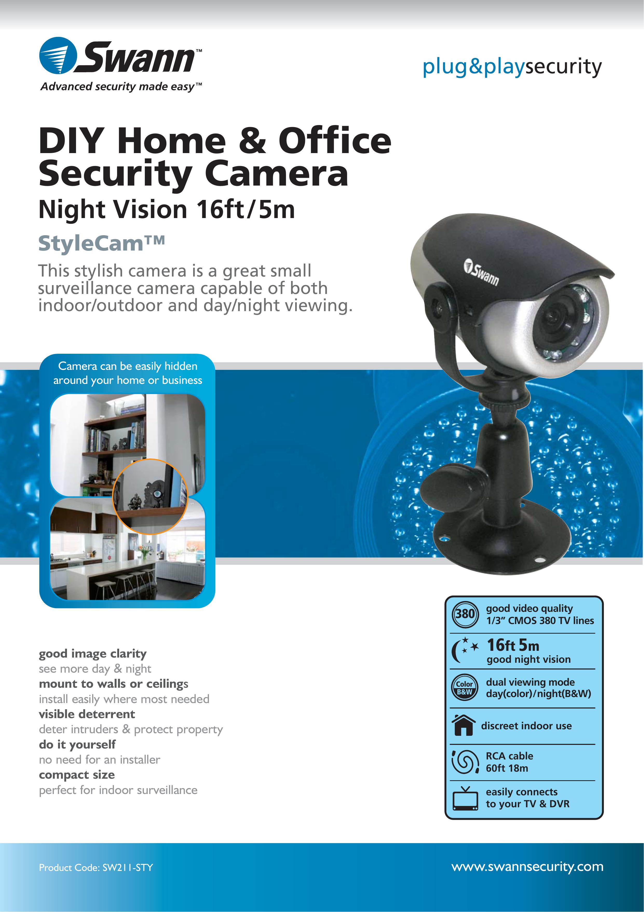 Swann SW211-STY Security Camera User Manual