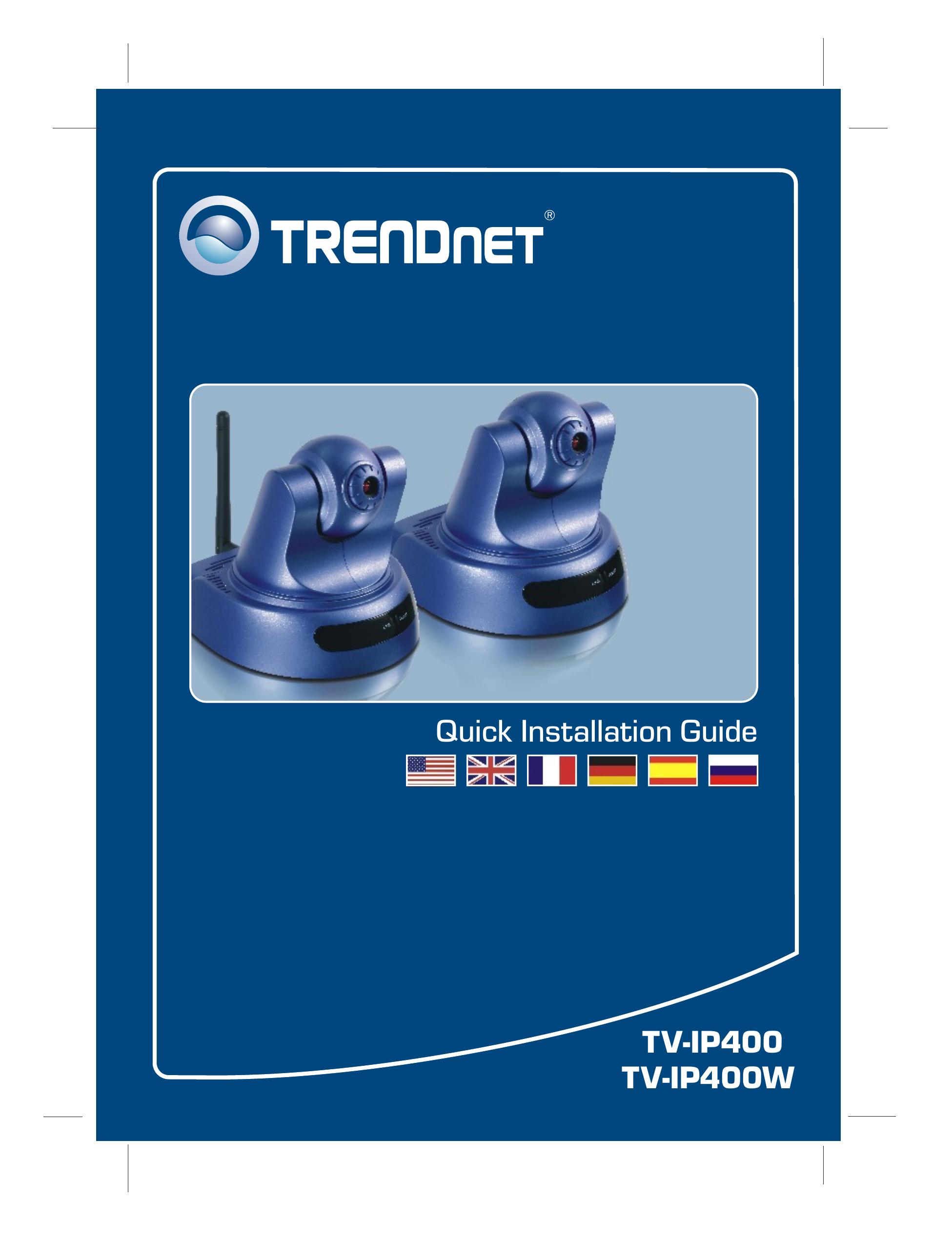 TRENDnet tv-ip400w Security Camera User Manual