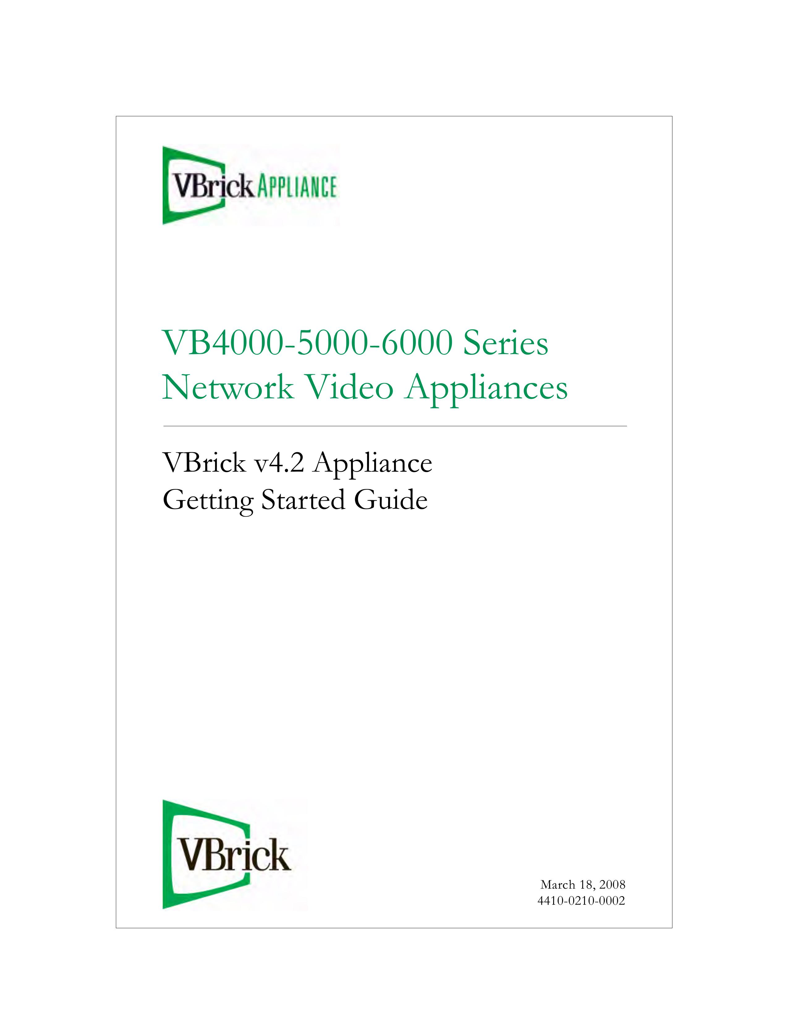 VBrick Systems VB5000 Security Camera User Manual