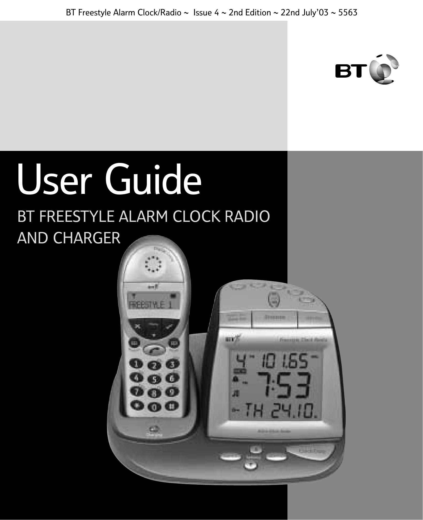 BT ALARM CLOCK RADIO Clock Radio User Manual