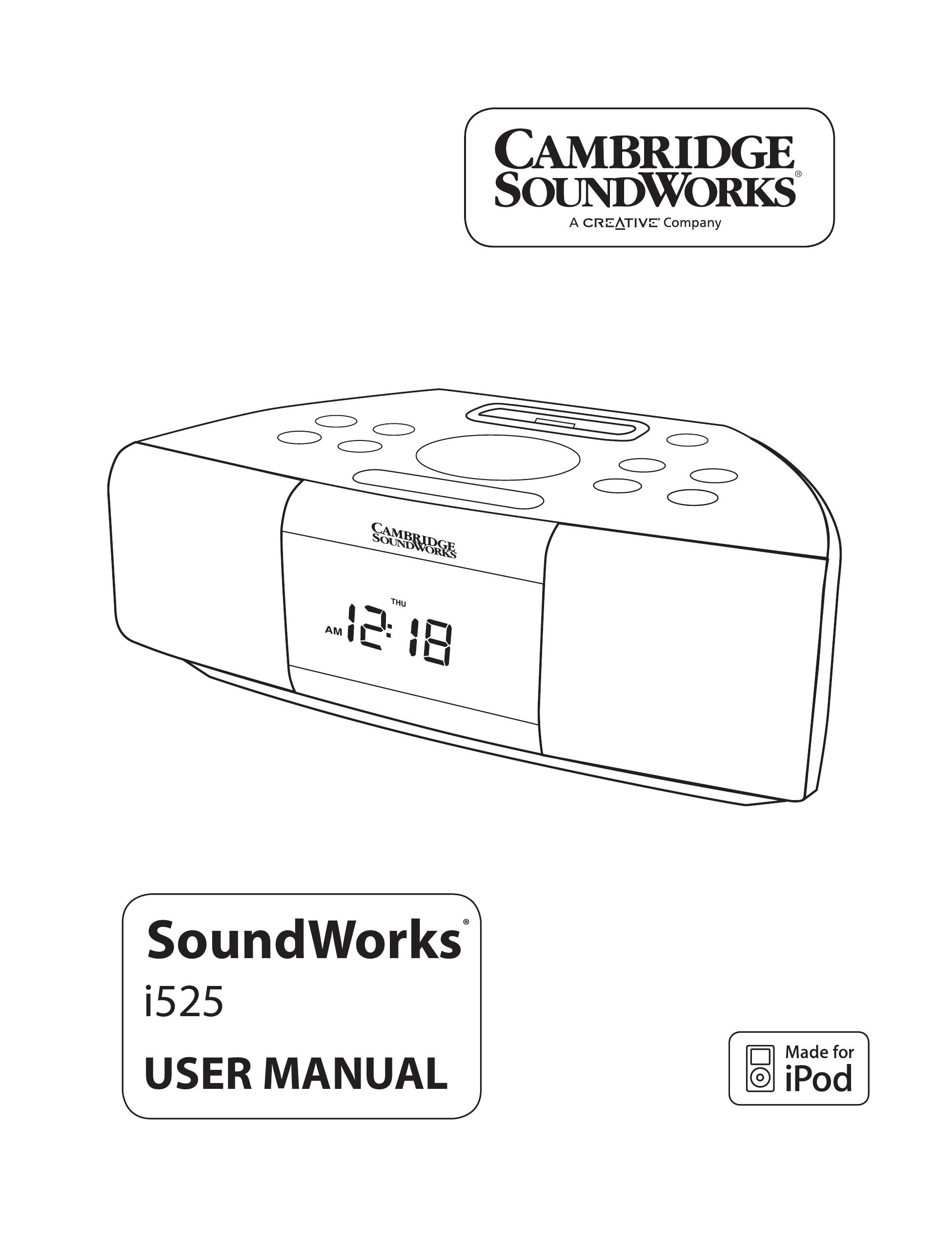 Cambridge SoundWorks I525 Clock Radio User Manual