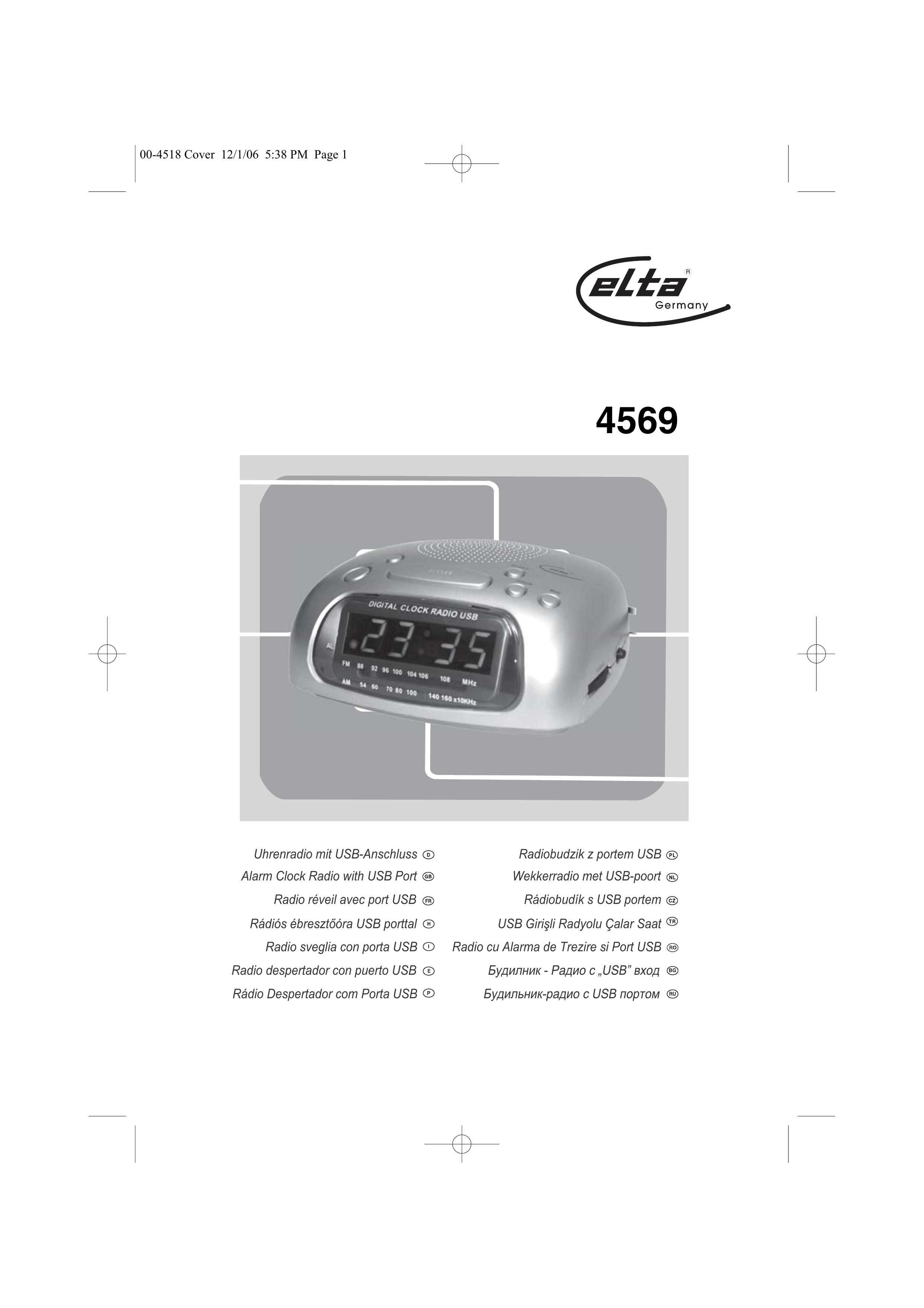 Elta 4569 Clock Radio User Manual