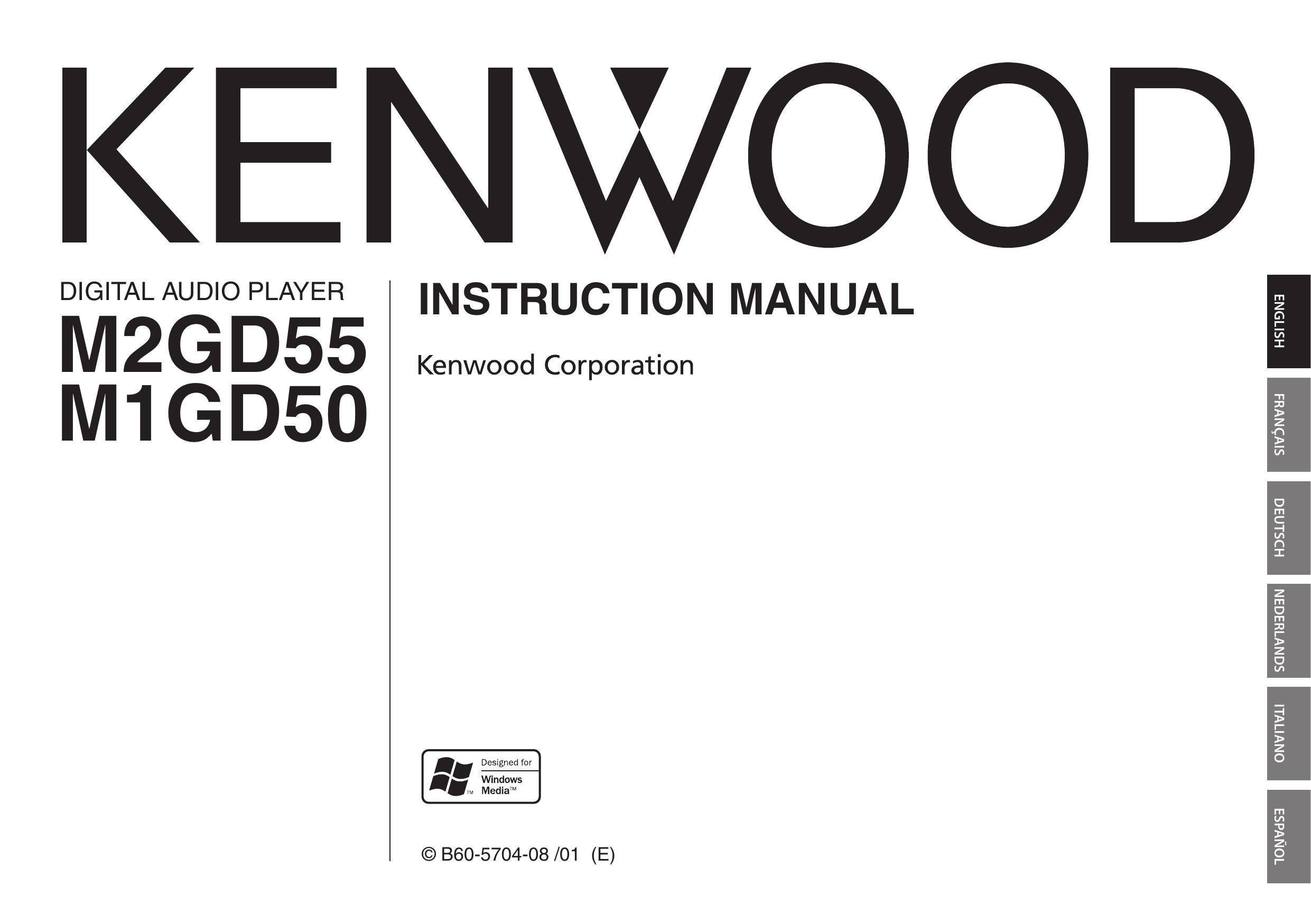 Kenwood M1GD50 Clock Radio User Manual
