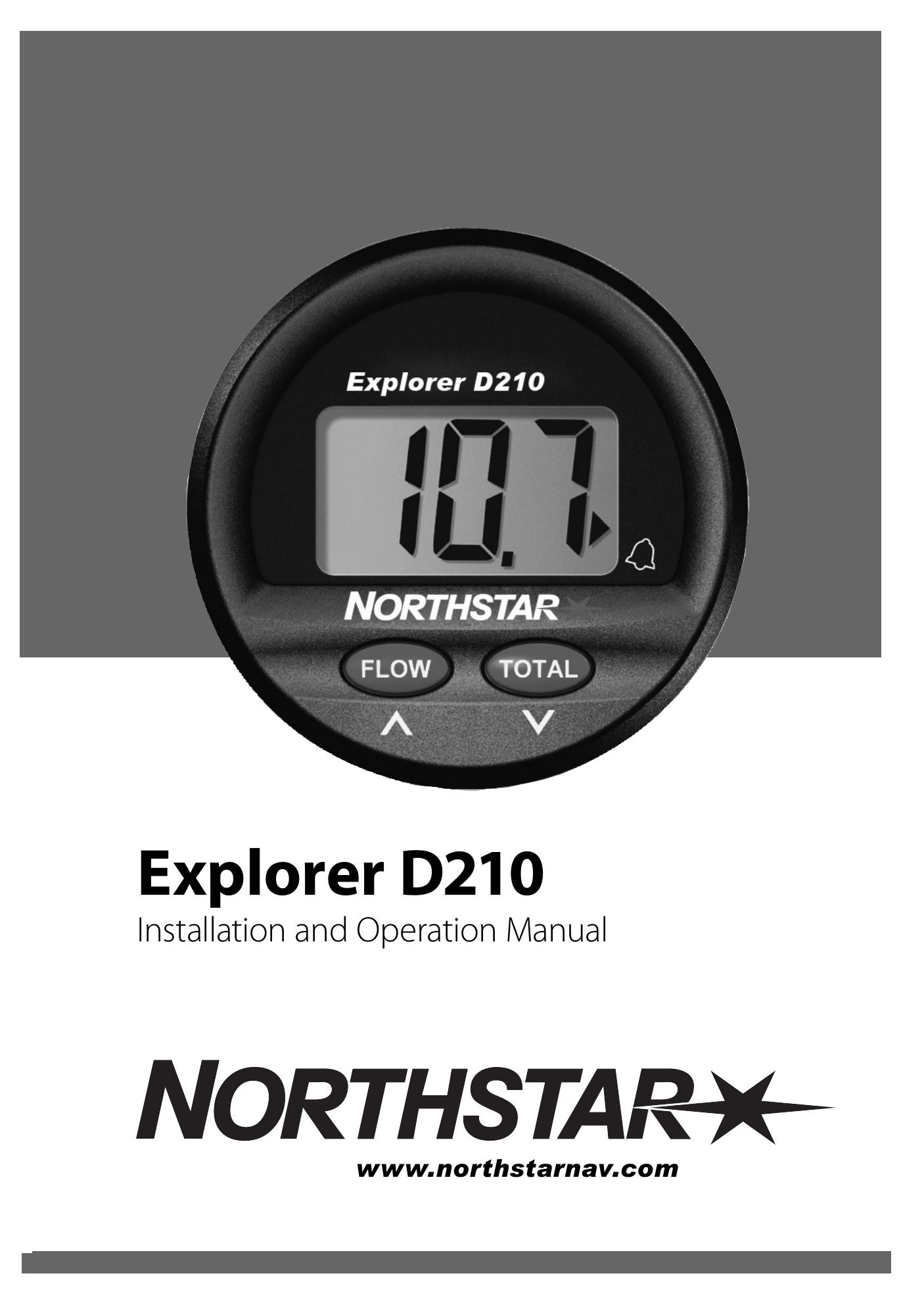 NorthStar Navigation D210 Clock Radio User Manual