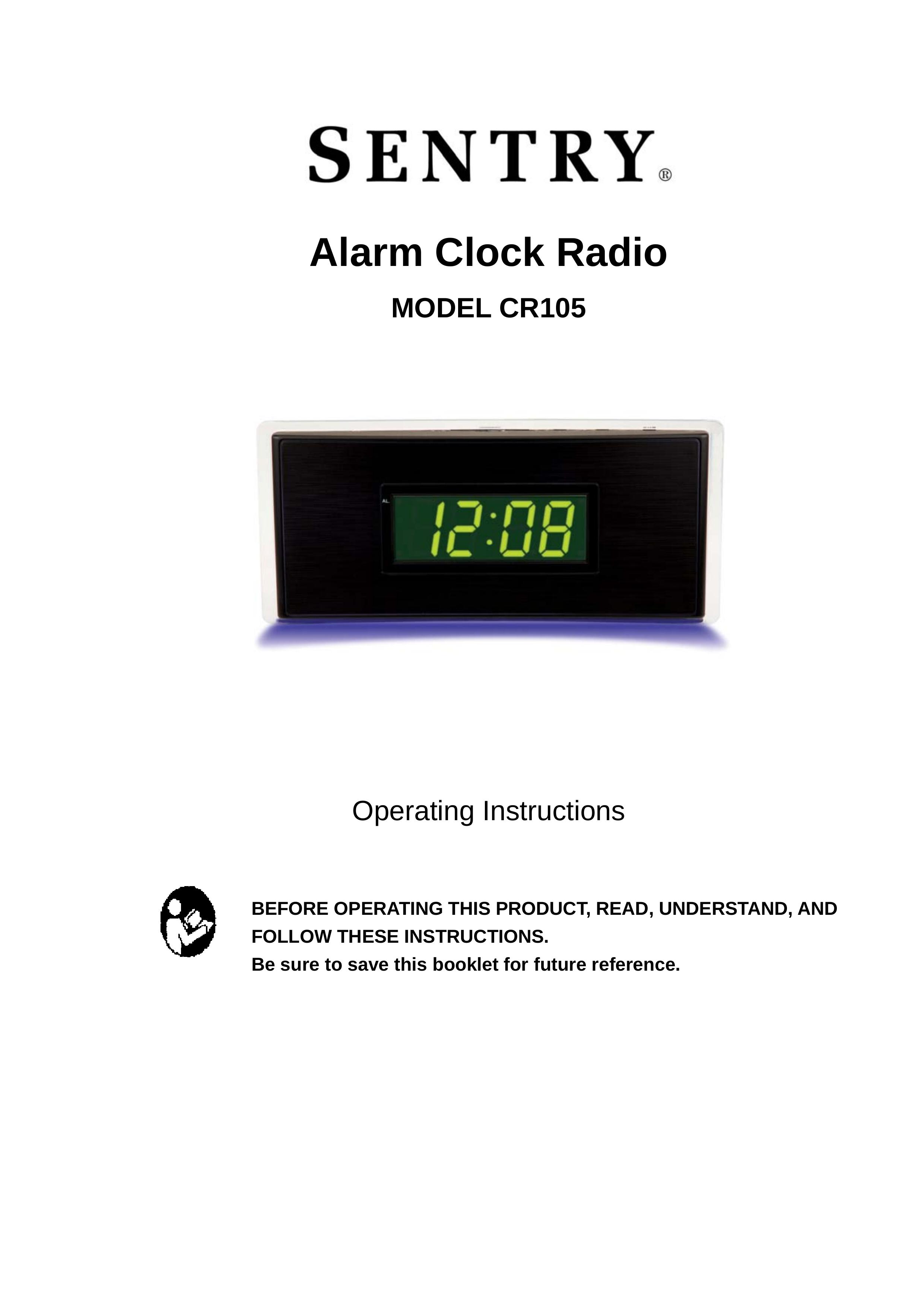 Sentry Industries CR105 Clock Radio User Manual